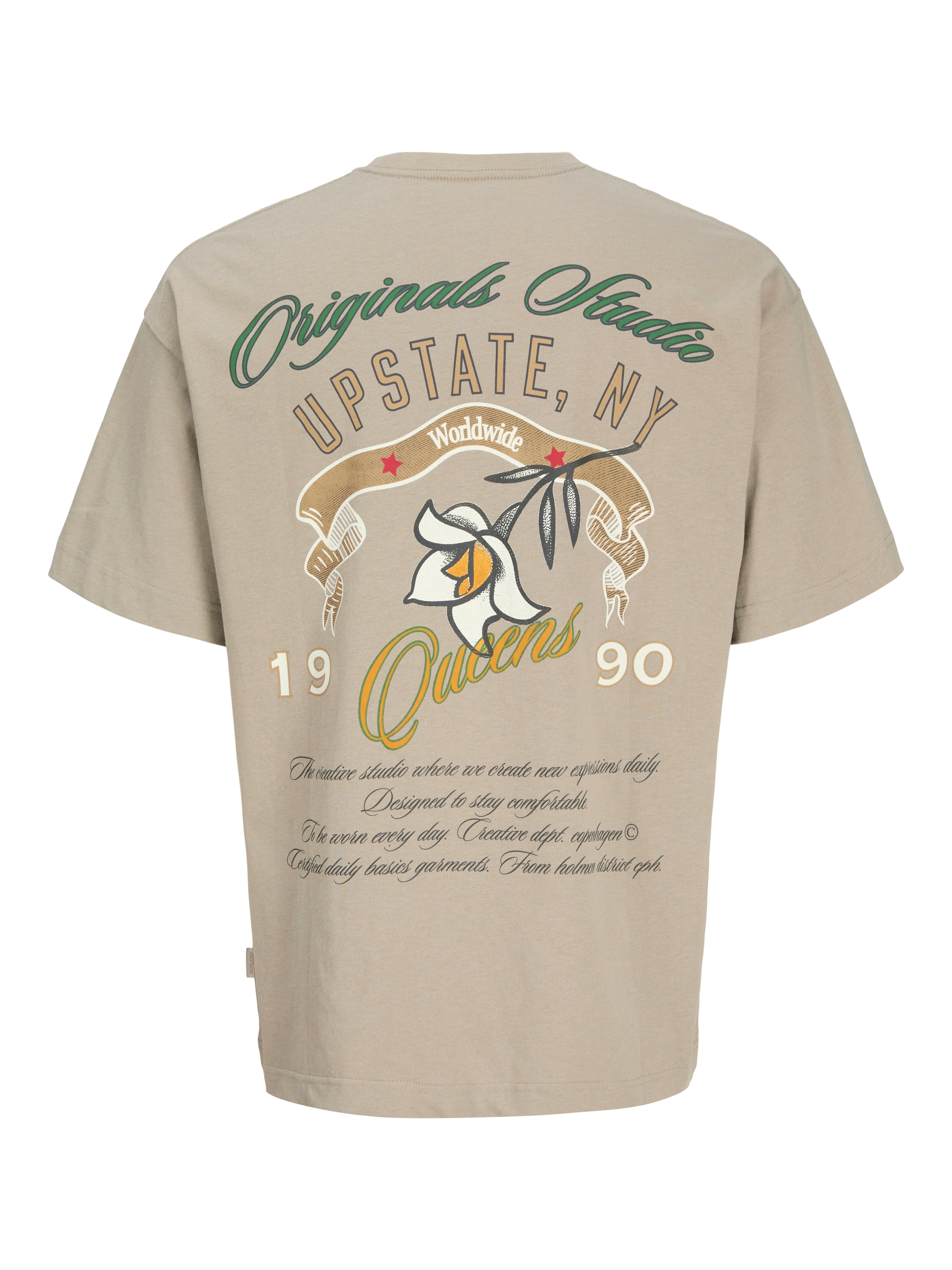 Jack & Jones T-Shirt »JORUPSTATE GRAPHIC BACK TEE SS CN«