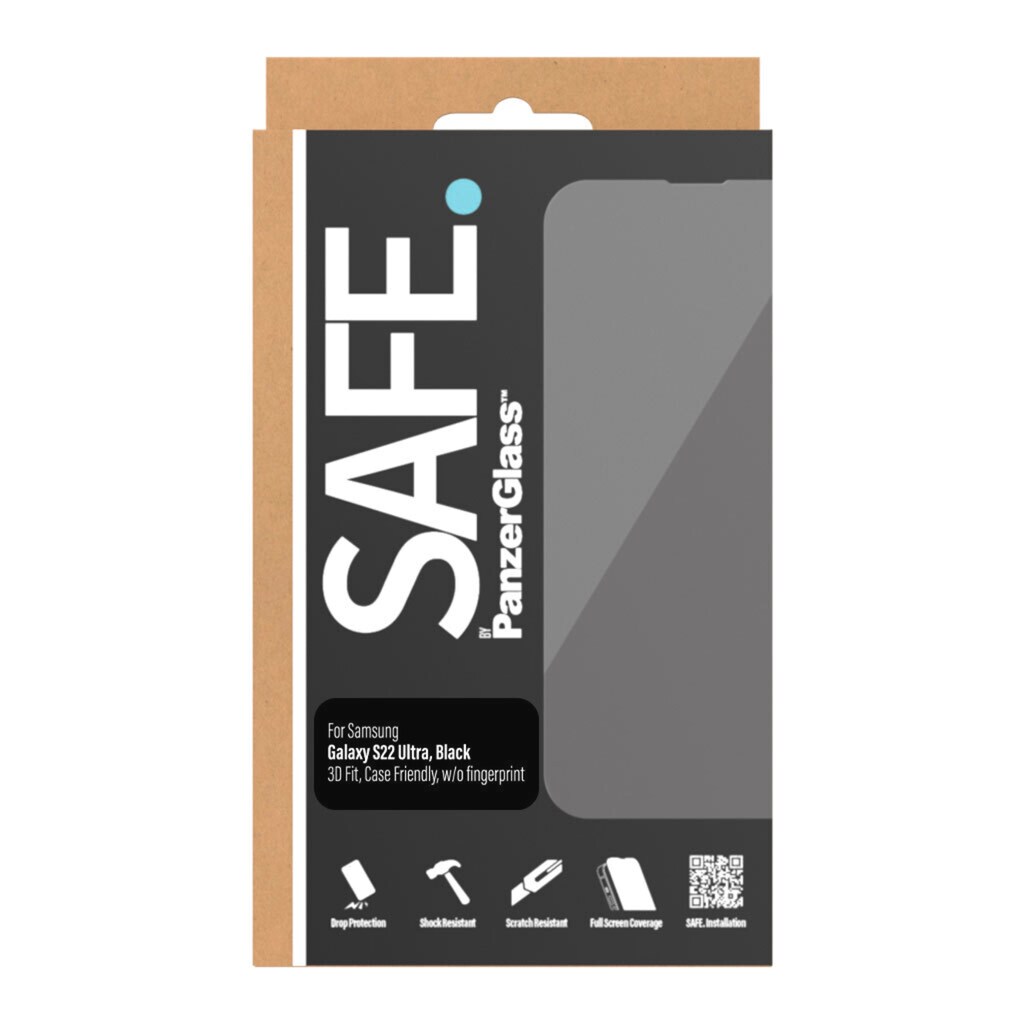 SAFE by PanzerGlass Displayschutzfolie »Screen Protector Samsung Galaxy S22 Ultra«
