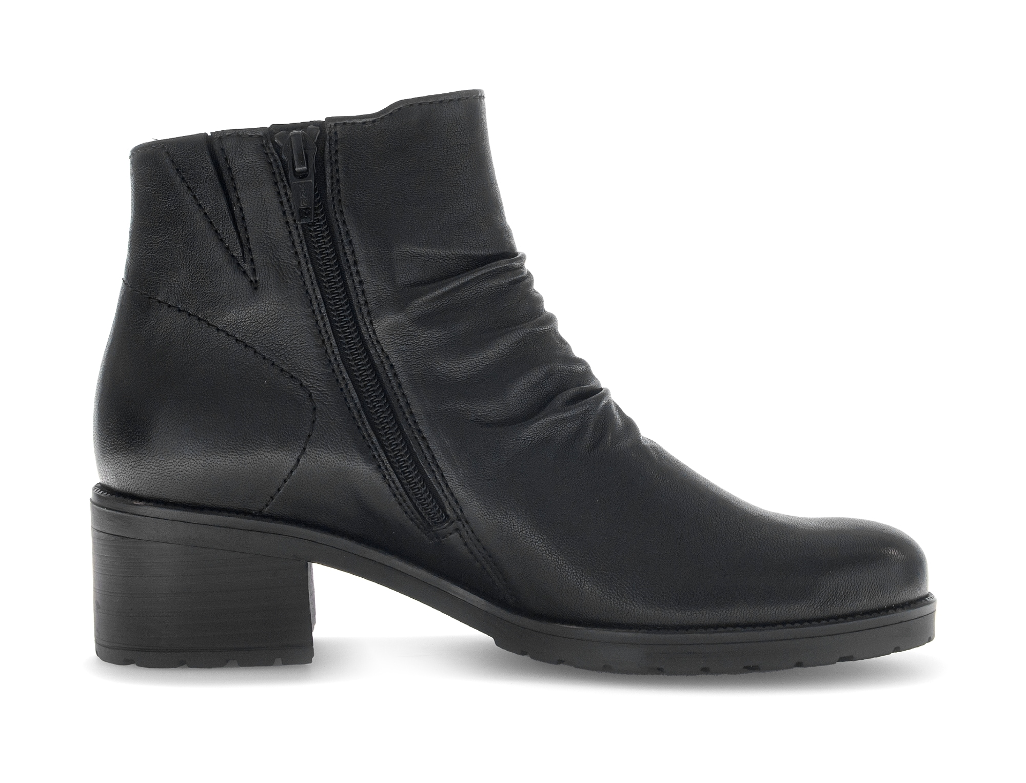 Gabor Stiefelette »TUNIS«  , Blockabsatz, Ankleboots, Zierreißverschluss außen, Weite G (=weit)