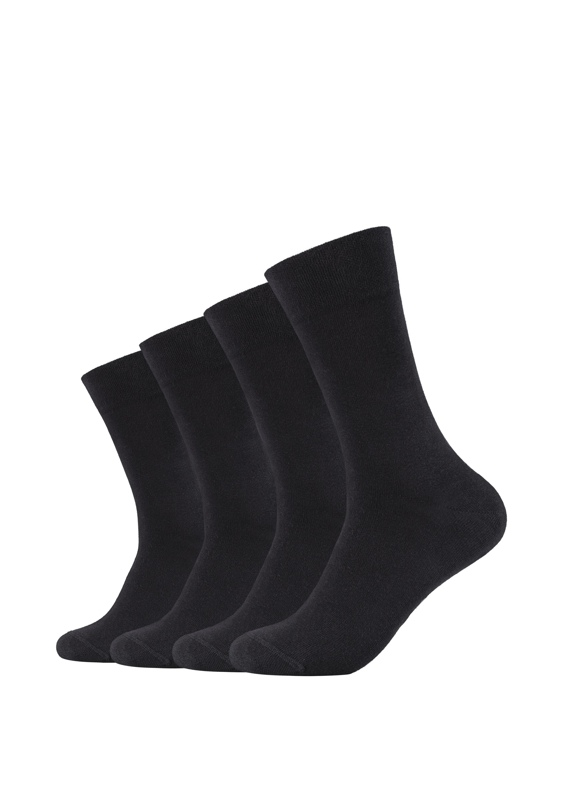 Socken, (4er Pack), verstärkter Fersen- und Zehenbereich