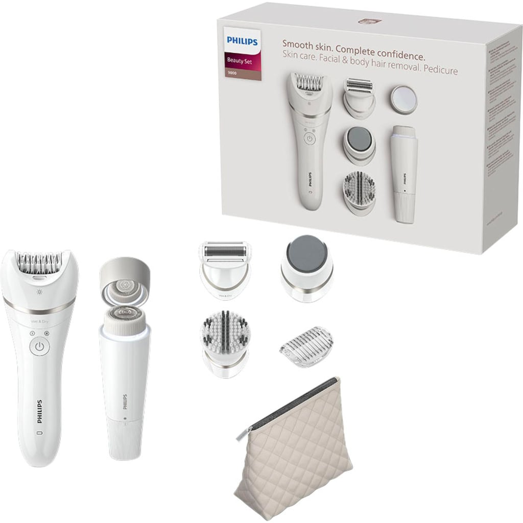 Philips Epilierer »Beauty Set Series 9000 BRE770/92«, 5 St. Aufsätze