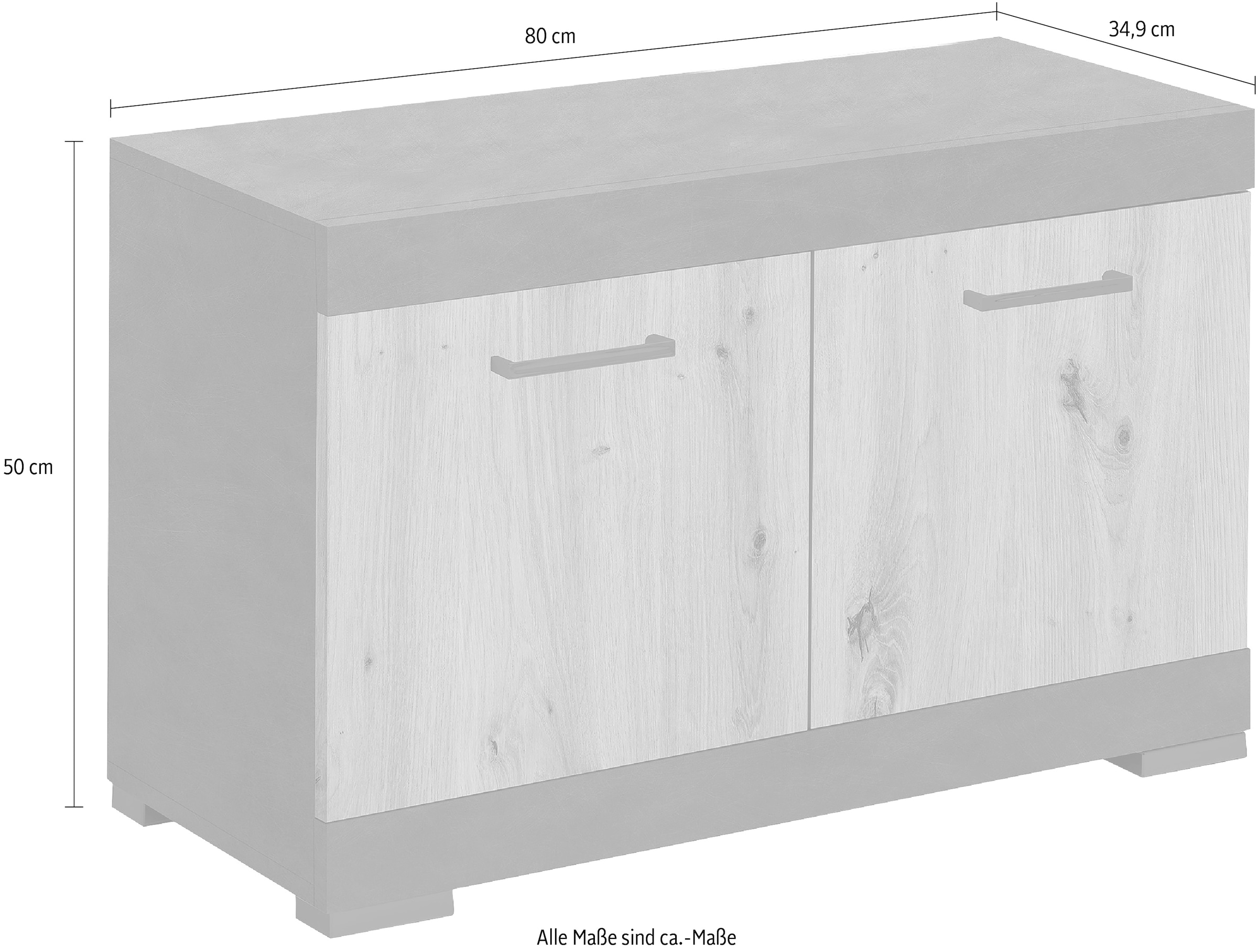 FMD Garderobenschrank