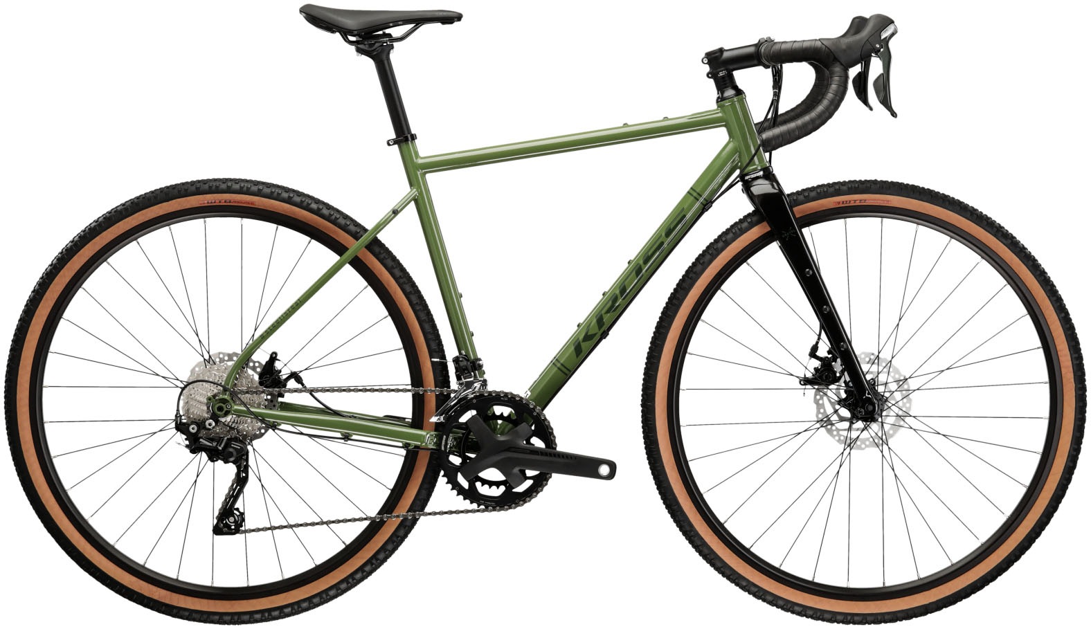 Kross Gravelbike »KROSS Gravelbike Esker 4.0 28" grün« 20 Gang Shimano GRX RX400 Schaltwerk Kettenschaltung
