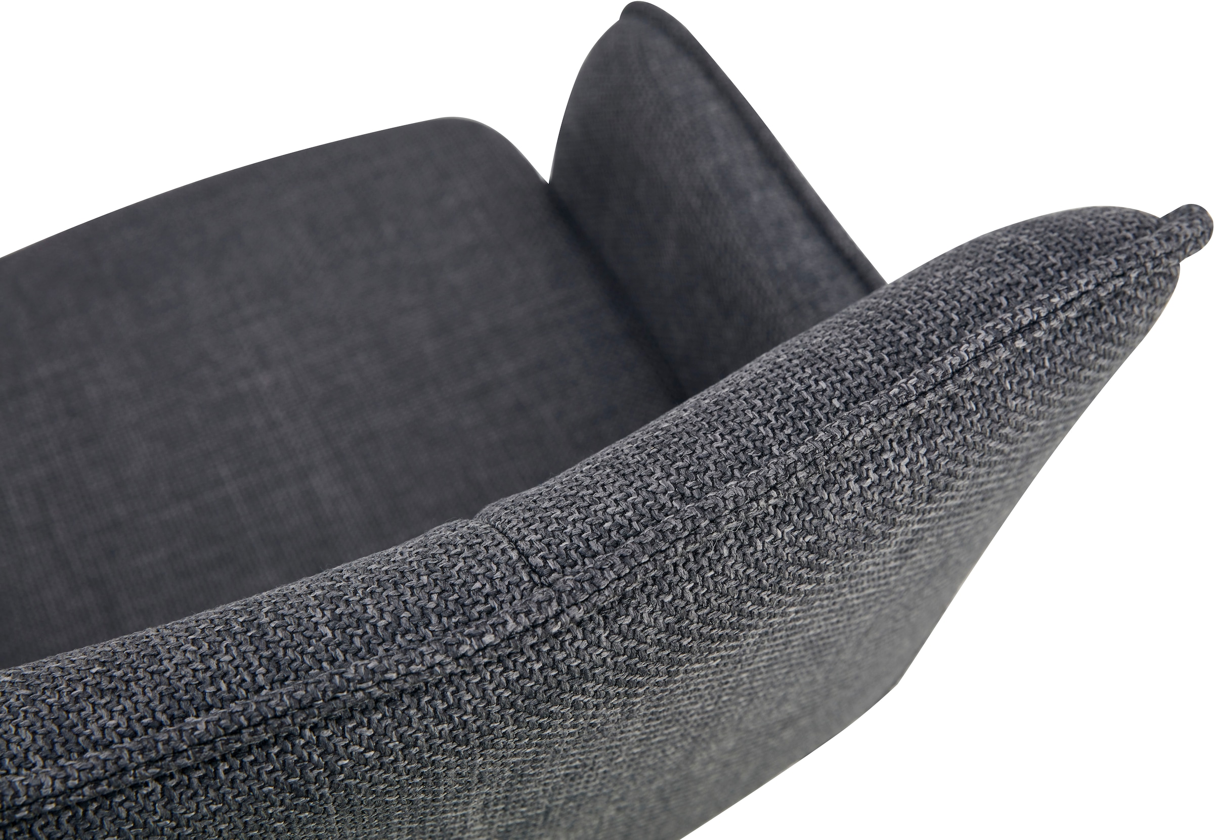 Home affaire Drehstuhl »BELLEVILLE, 2er Set, mit Metallgestell in matt schwarz« (Set) 2 Stk.