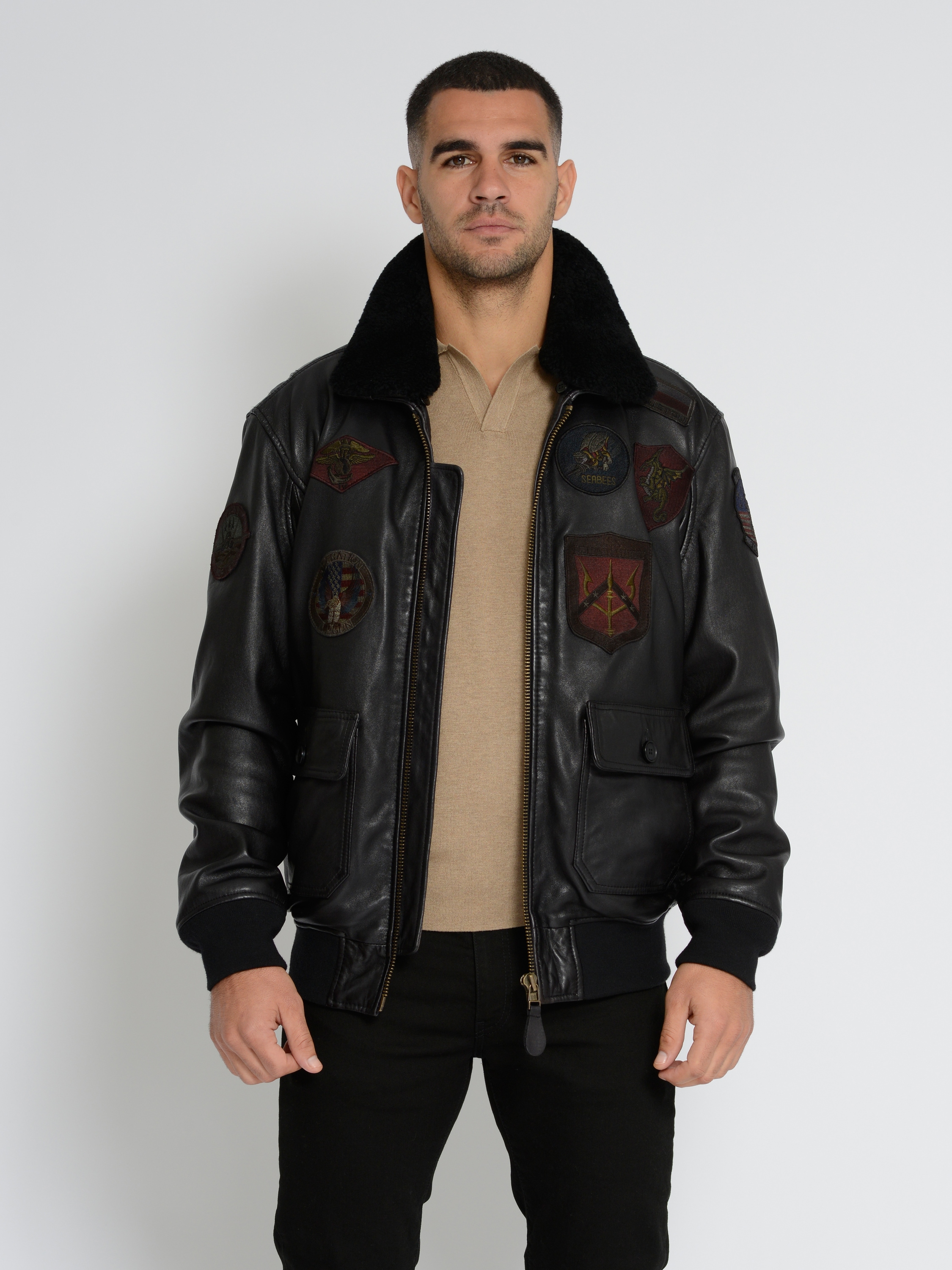 TOP GUN Lederjacke »Lederjacke TG2023004«