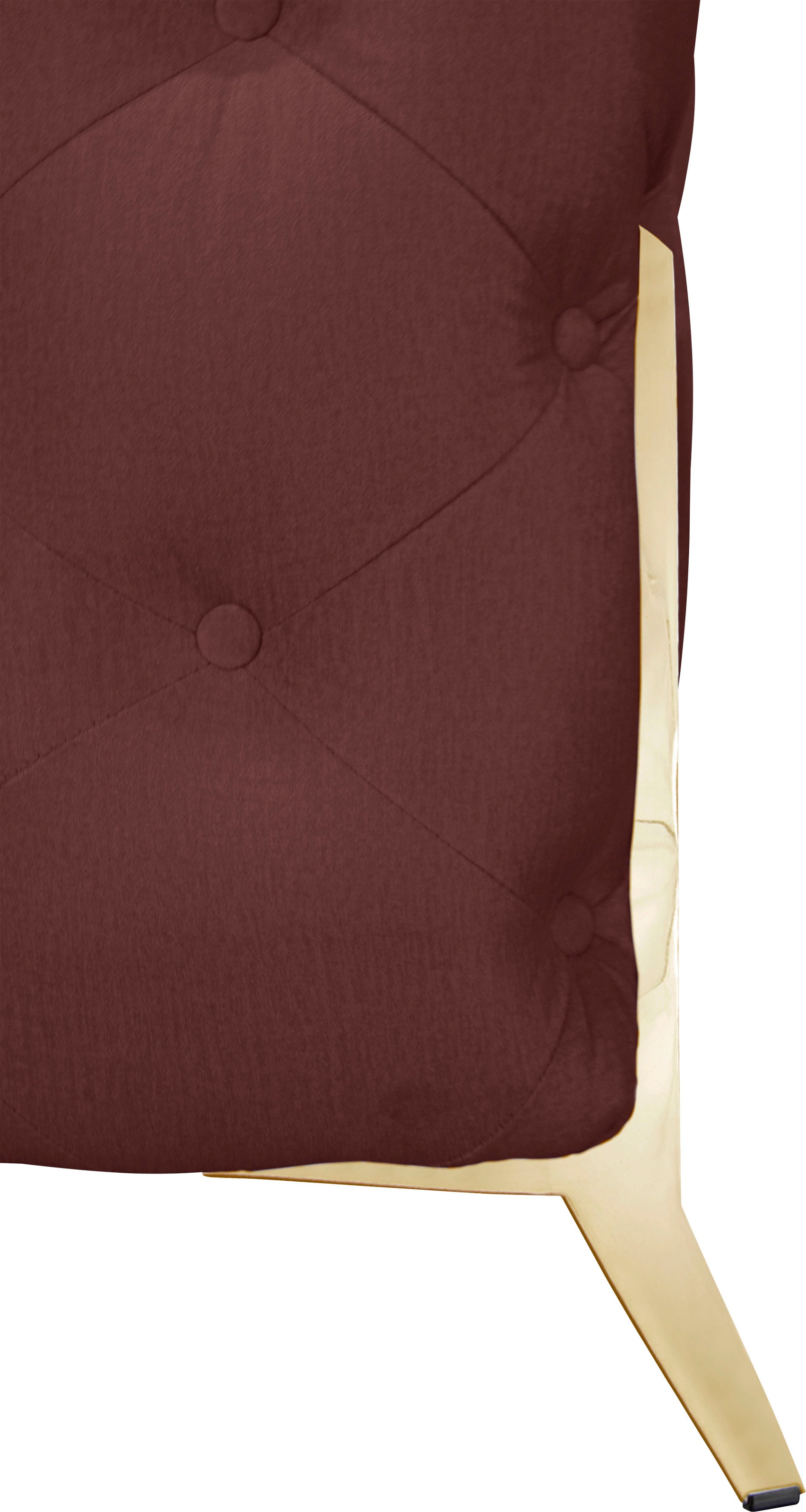 Leonique Chesterfield-Sofa »Amaury«, aufwändige Knopfheftung, moderne Chesterfield Optik, Fußfarbe wählbar