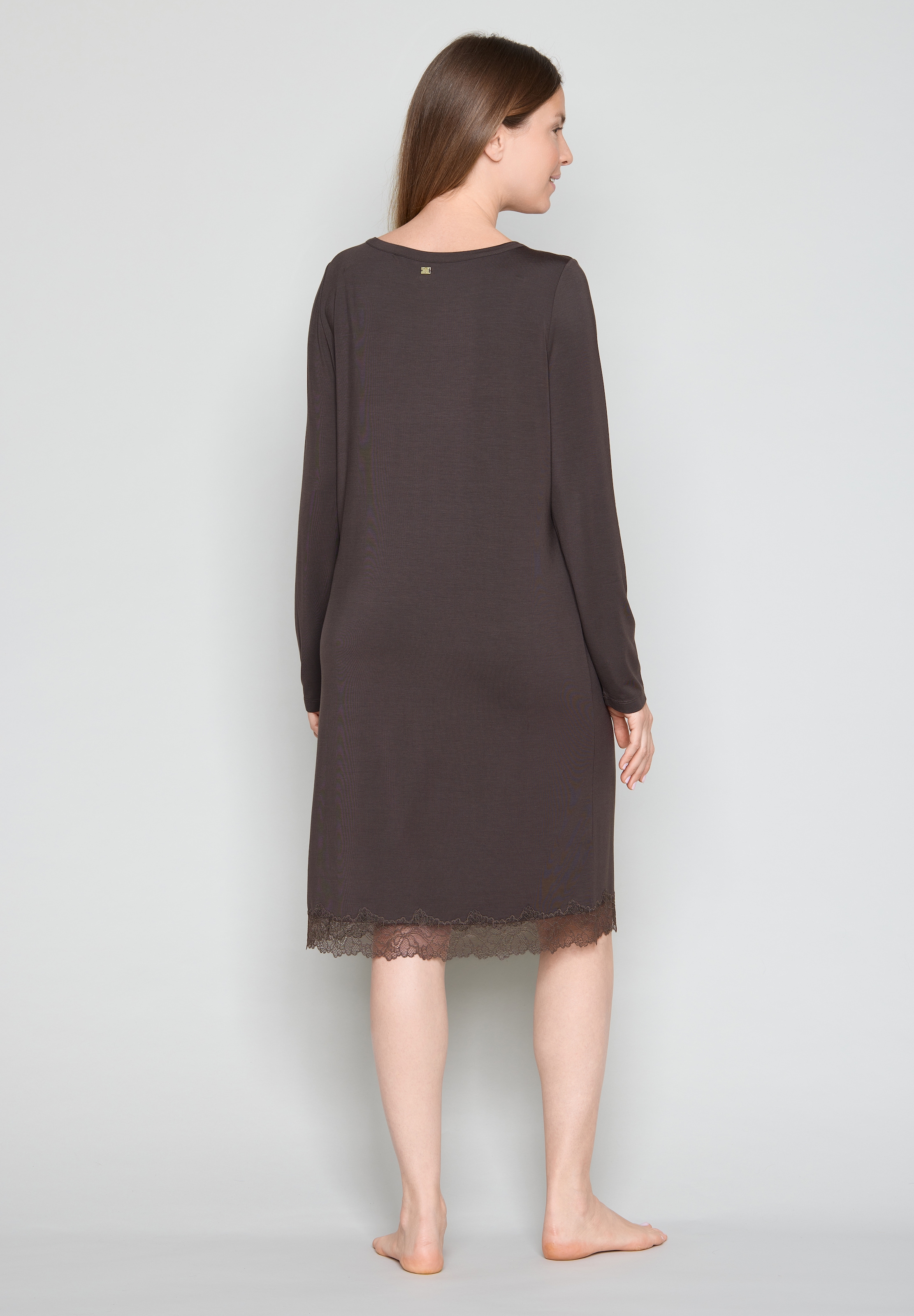 JOOP! Nachthemd Lightdress-Form, mit Spitzendetails