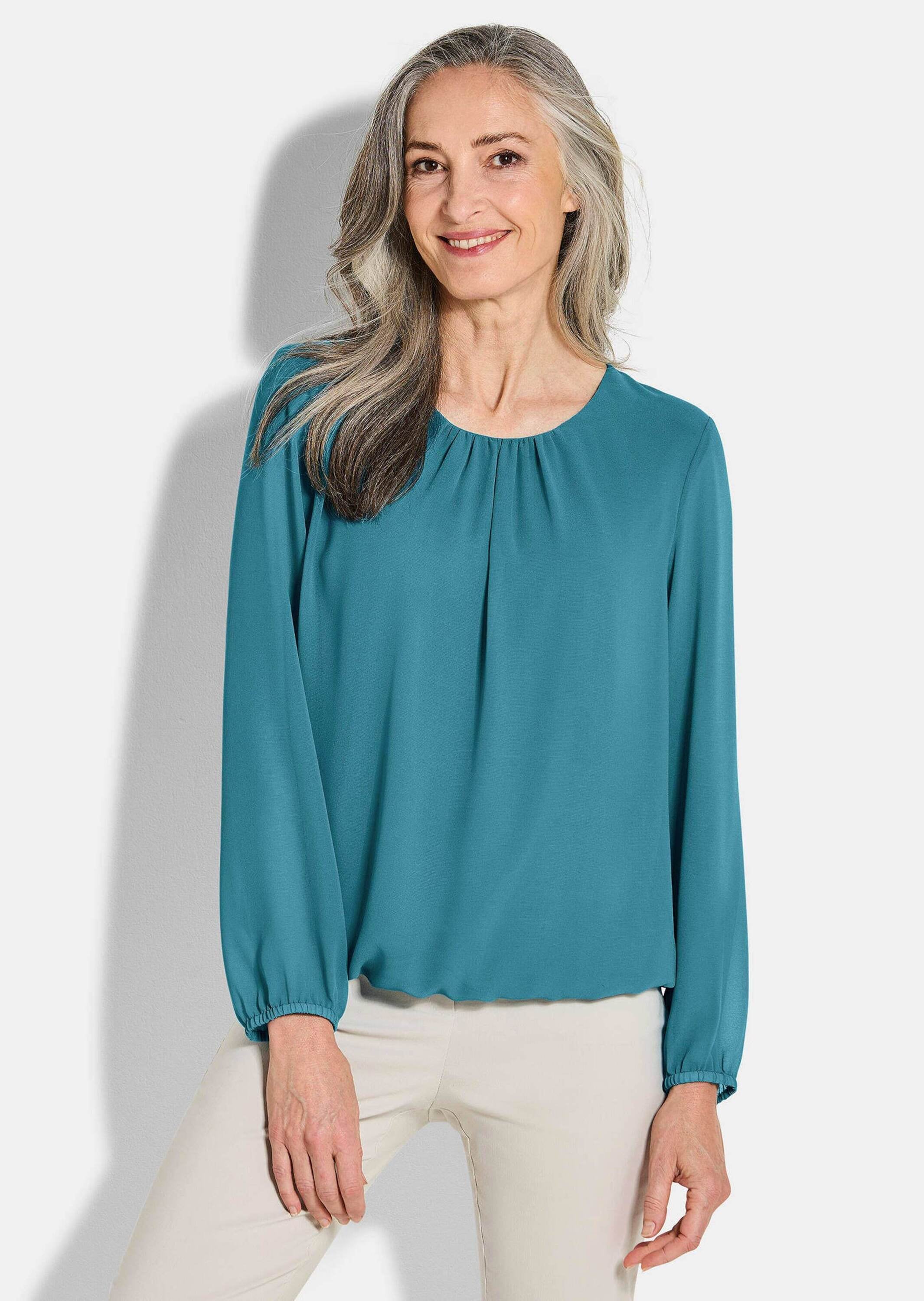 GOLDNER Klassische Bluse »Elegante Bluse aus Chiffon«