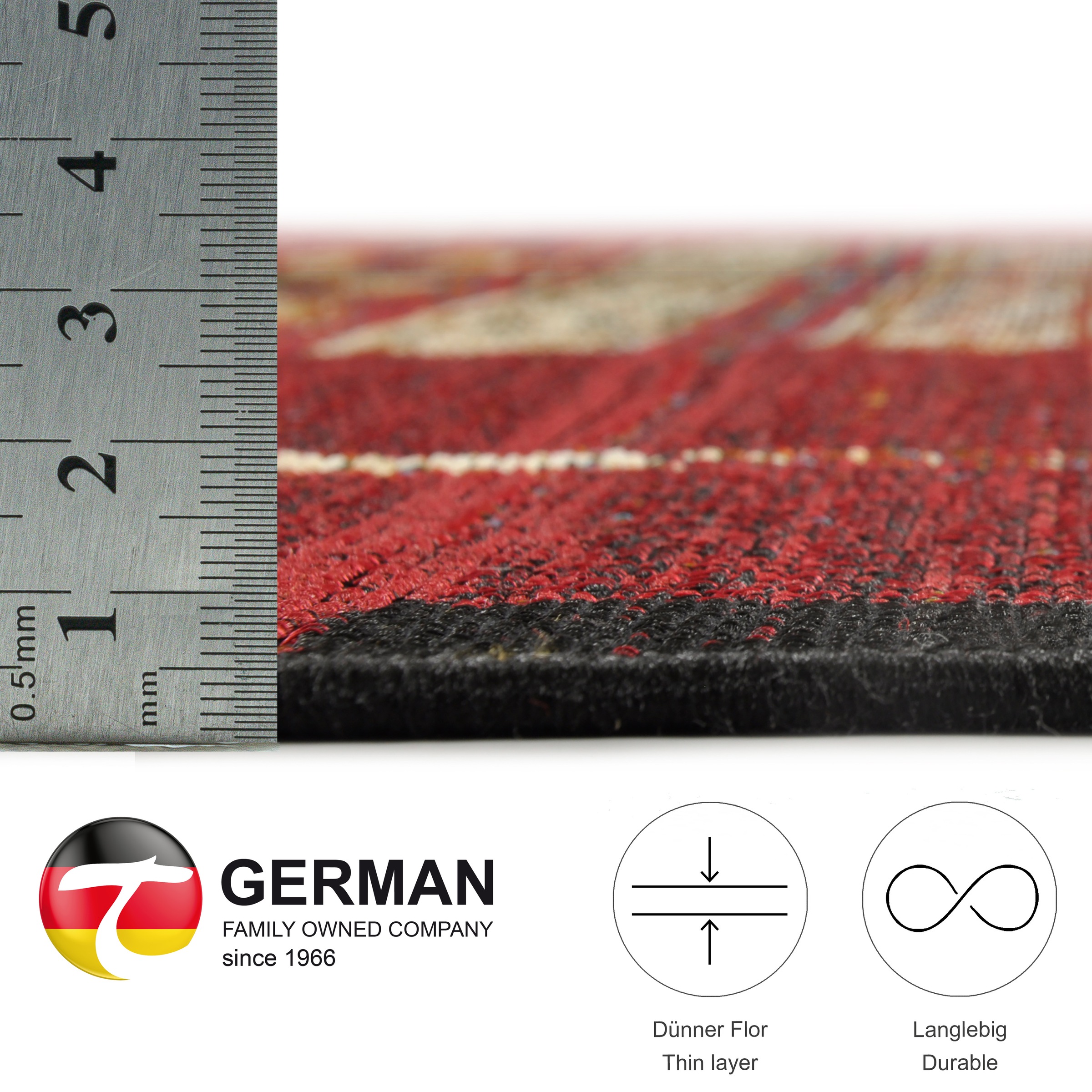 Gino Falcone Teppich »Outdoor-Africa 38«, rechteckig, 5 mm Höhe, Flachgewebe, Ethno Style, In- und Outdoor geeignet