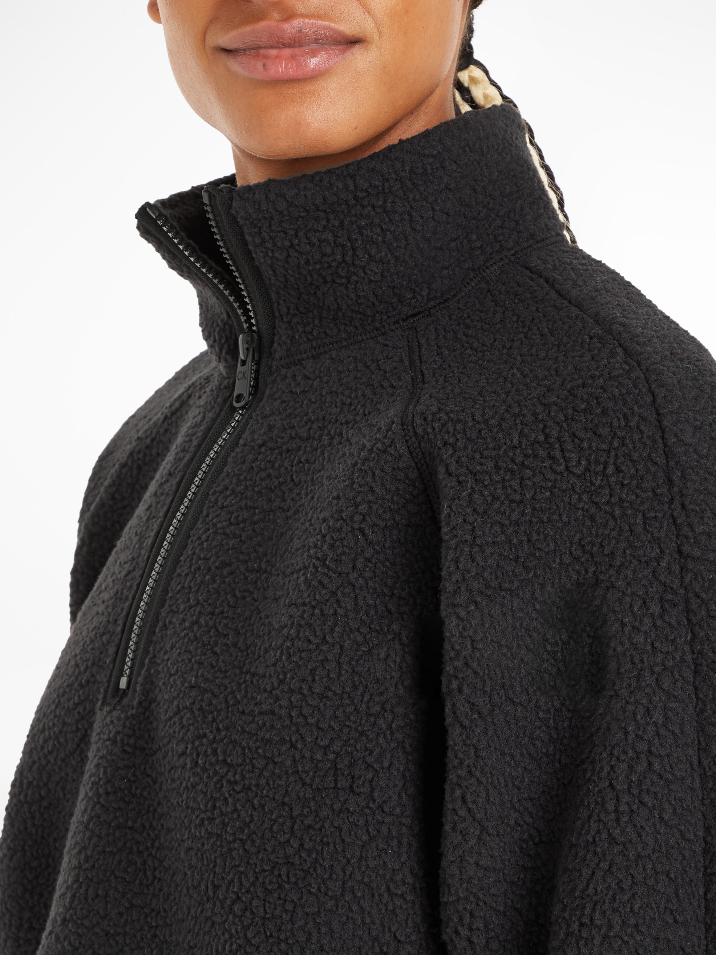 Calvin Klein Sherpa bei »HYBRID ♕ Sport - Pullover« Stehkragenpullover
