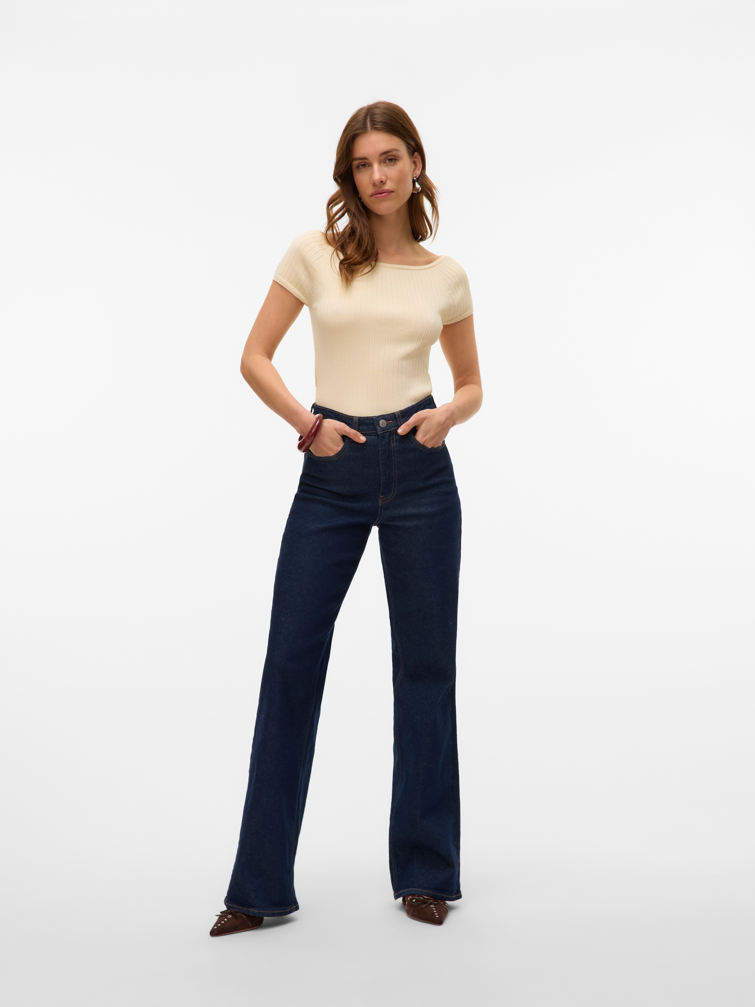 Vero Moda Stricktop »VMPOPPY SS OFF SHOULDER TOP VMA NOOS«