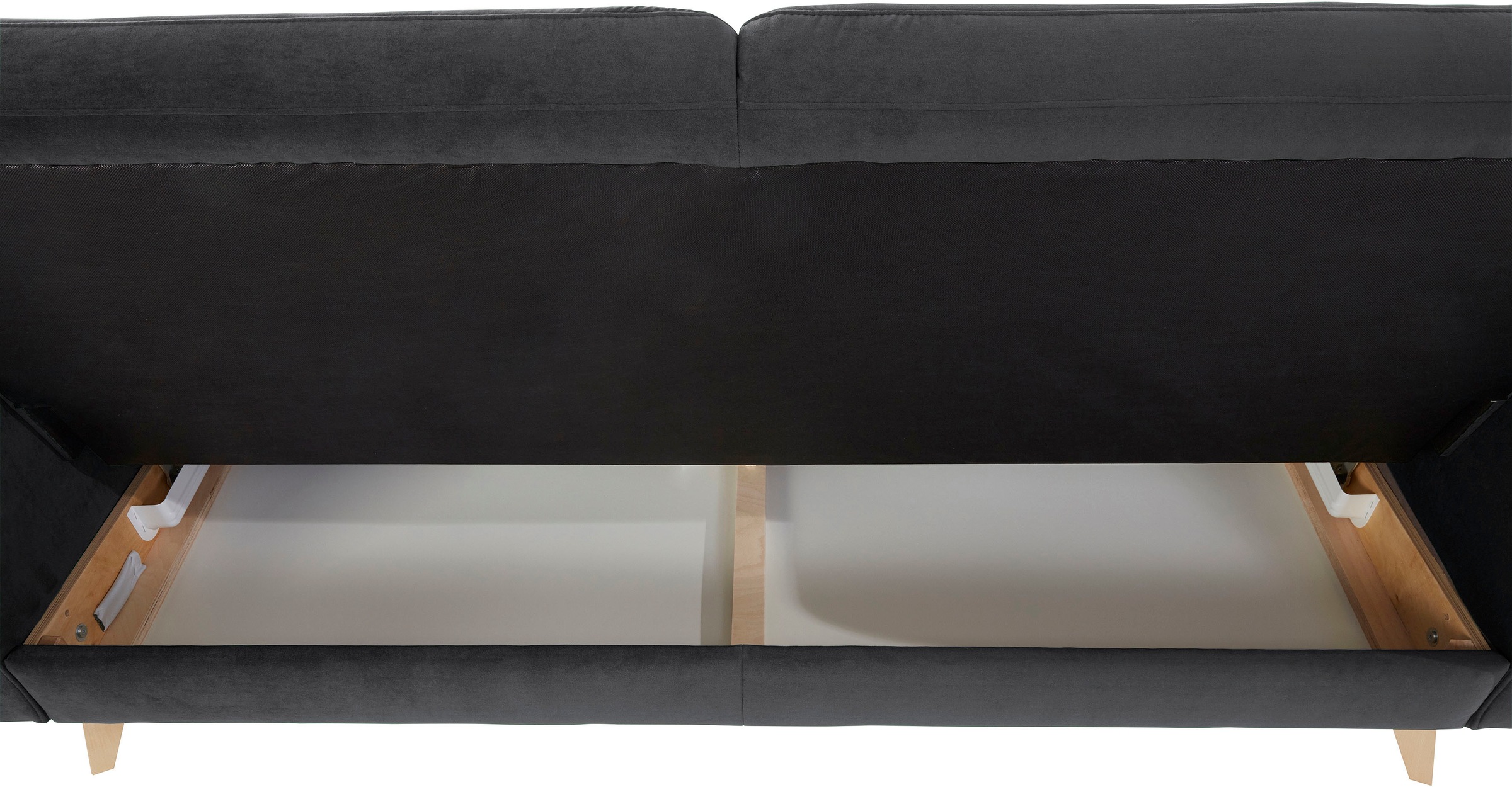 exxpo - sofa fashion 3-Sitzer »Nappa, kompakt und komfortabel, bequem, zeitloses Design, L-Form«, tolle Detailverarbeitung
