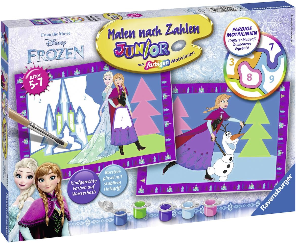 Ravensburger Malen nach Zahlen »Junior, Disney Frozen, Die Eiskönigin«, Made in Europe