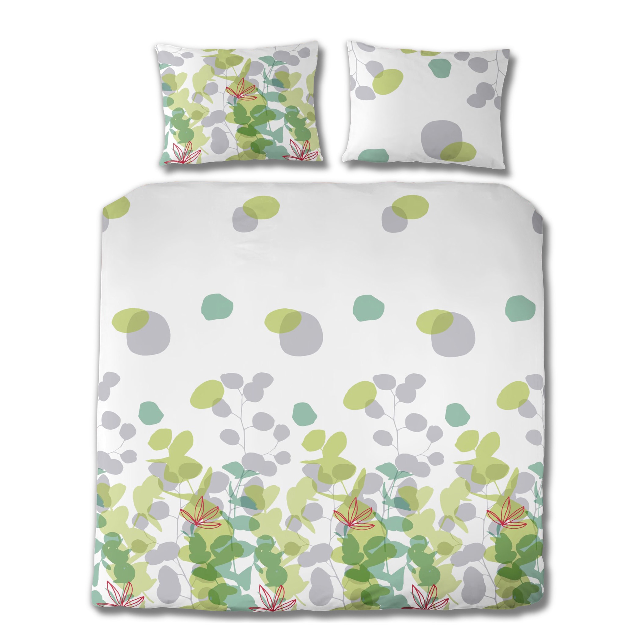 Florella Bettwäsche »Aluna gruen  Soft-Seersucker,  100% Baumwolle«