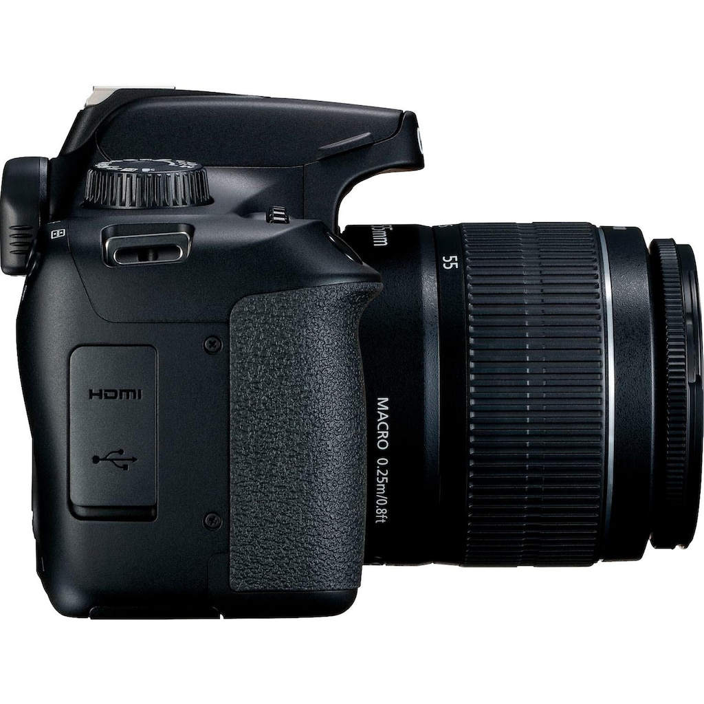 Canon Spiegelreflexkamera »EOS 4000D 18-55mm III«, EF-S 18-55mm f/3.5-5.6 III, 18 MP, WLAN (Wi-Fi)