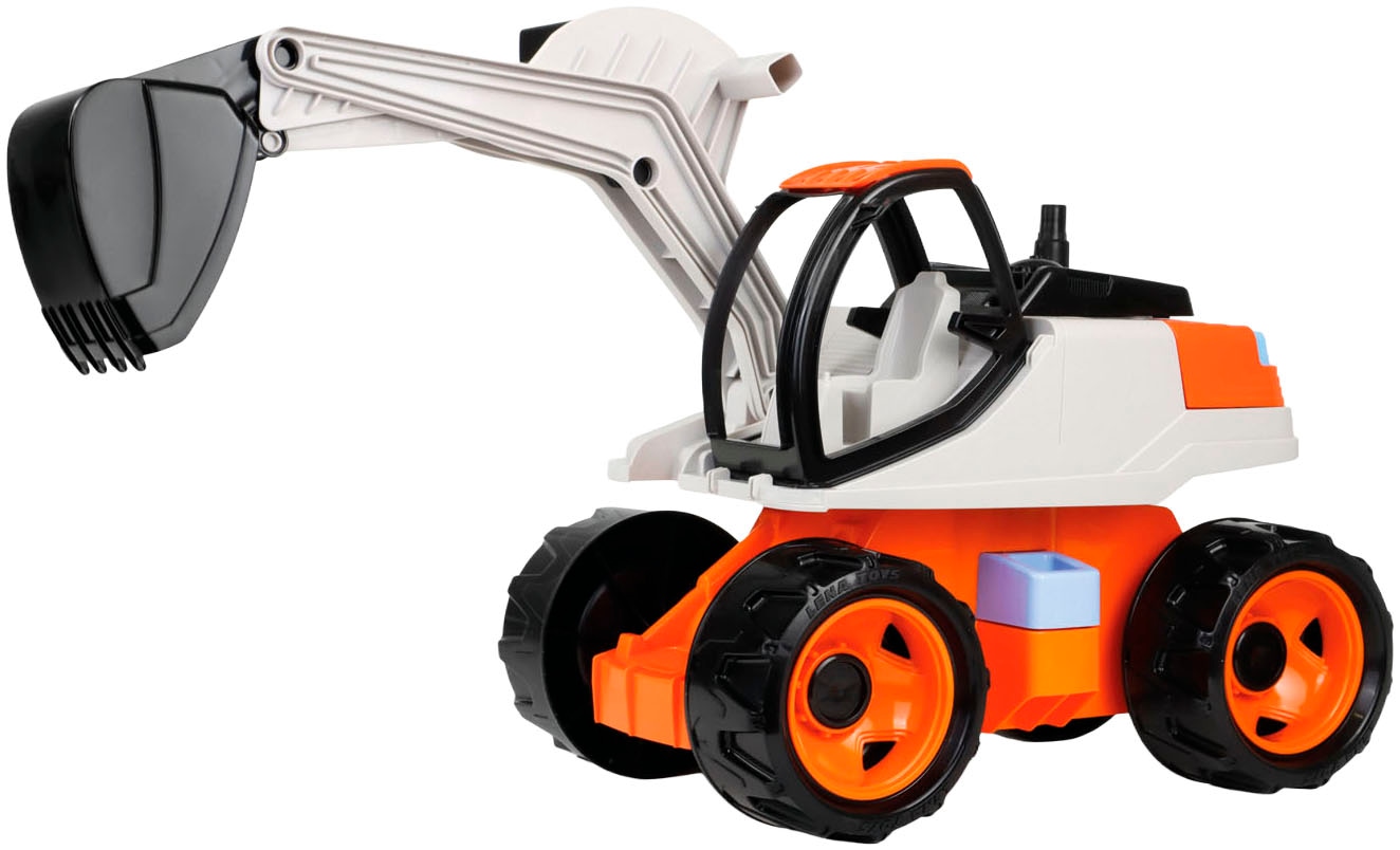 Lena® Spielzeug-Bagger »Giga Trucks Bagger Pro, Orange/Beige,« Made in Europe