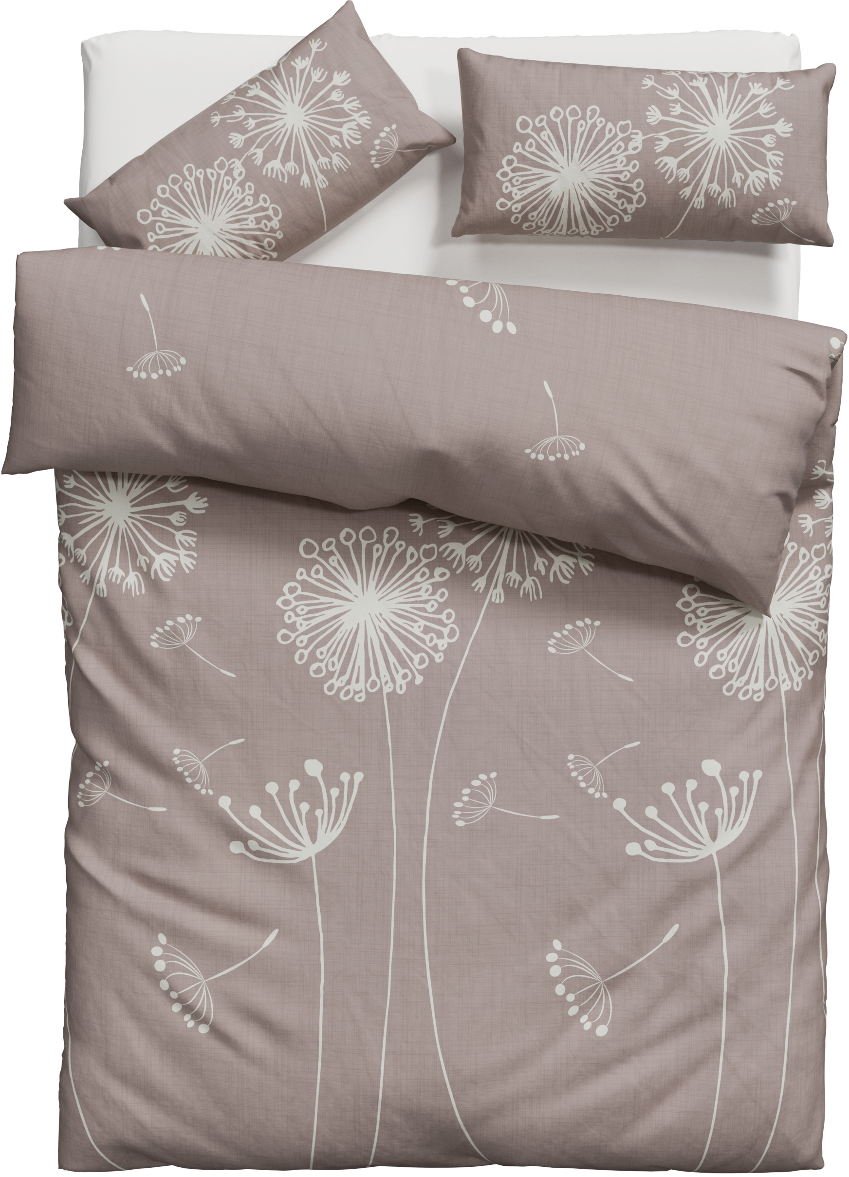 OTTO home Bettwäsche »Soucy« 2 Stk. ab Gr. 135x200, 100% Baumwolle, Renforcé & PREMIUM Satin (TC300)