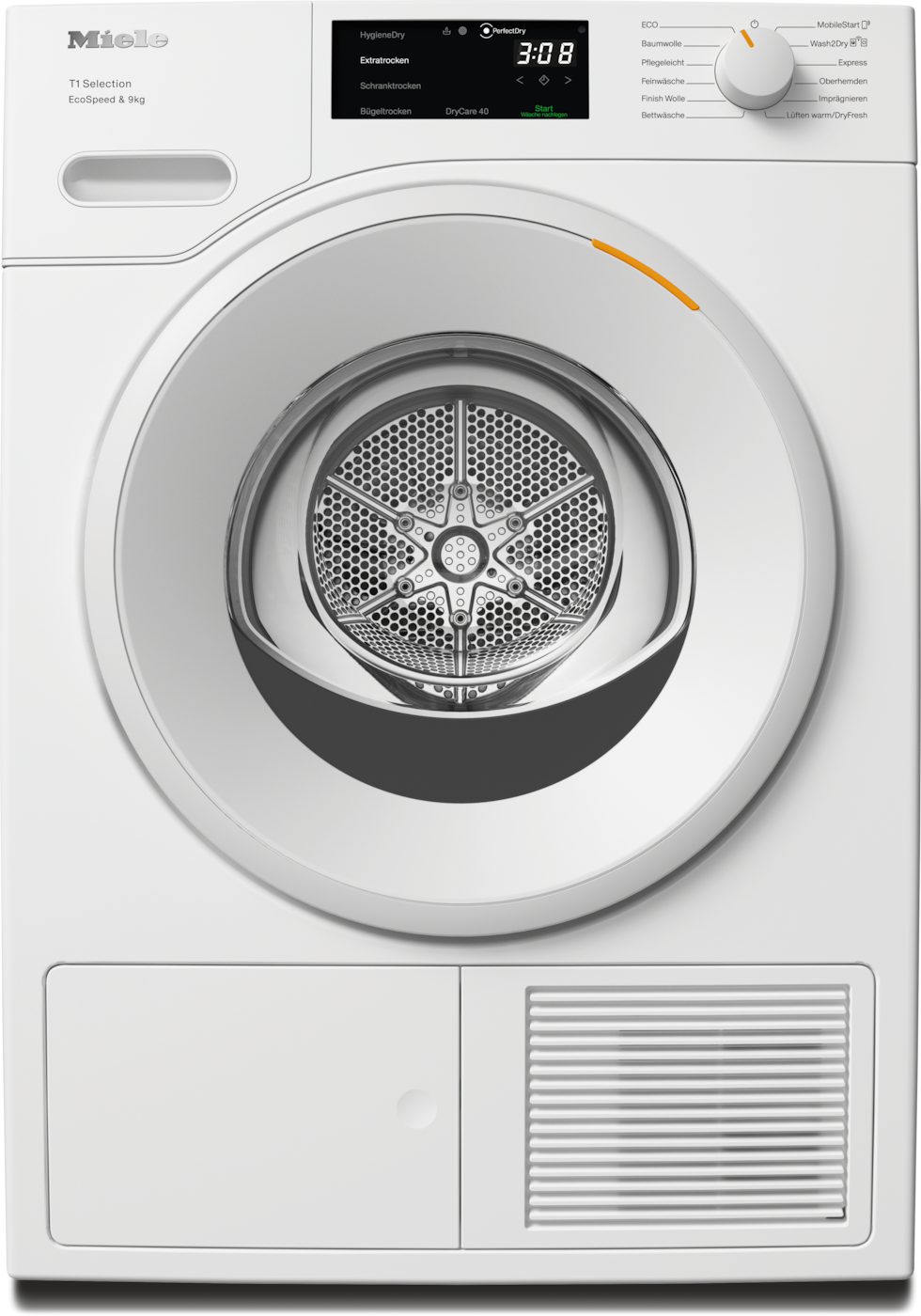 Miele, Wärmepumpentrockner »TSD643WP EcoSpeed&9kg« Getestet auf 20 Jahre perfekte Wäschepflege, 25 Jahre Motorgarantie, weiß, Getestet auf 20 Jahre 