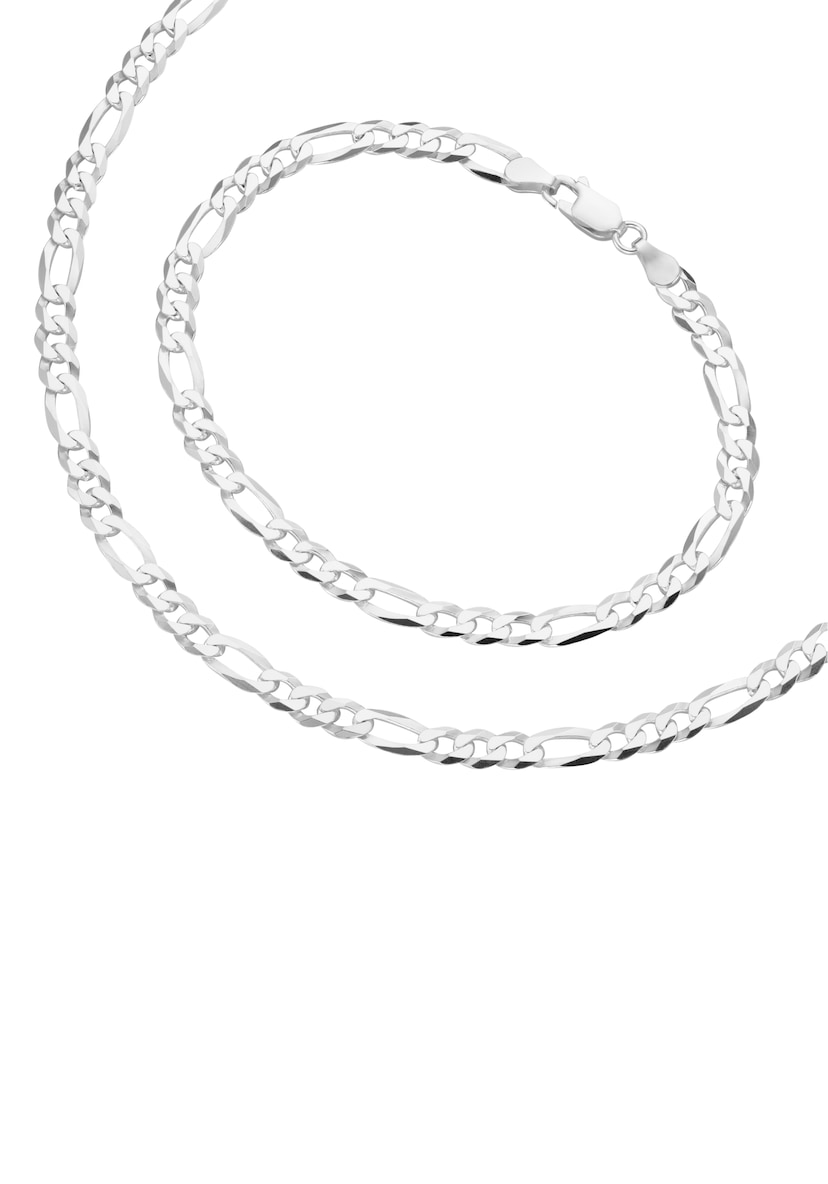 Der Kettenmacher Silberkette »FIGAROKETTE, diamantiert, in mehreren Breiten  erhältlich, F3, F4« bequem bestellen