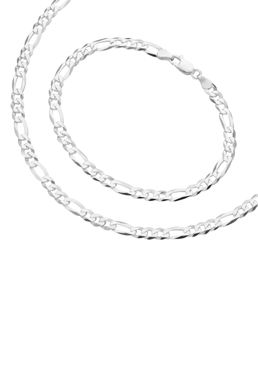 Der Kettenmacher Silberkette »FIGAROKETTE, diamantiert, mehreren F3, F4« bequem in Breiten bestellen erhältlich