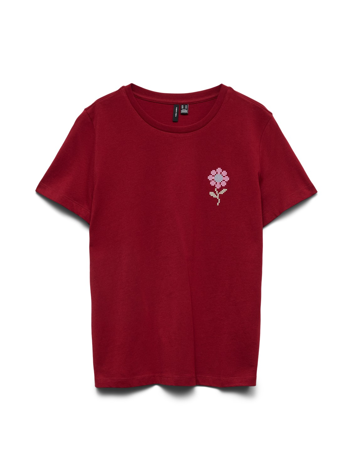 Vero Moda Kurzarmshirt »VMAGNES SS TOP BOX JRS« Baumwolle, regular fit
