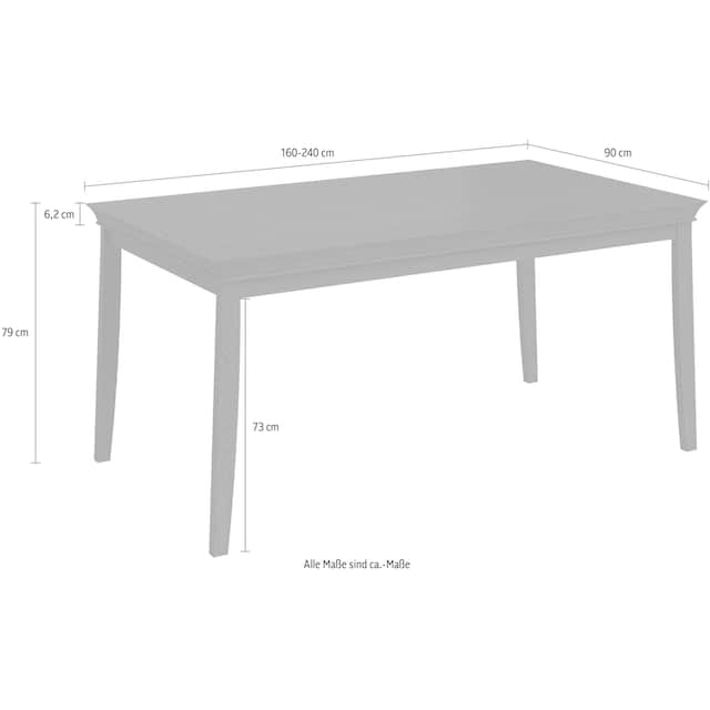 Leonique Esstisch »Tisaro«, Breite 160 cm, ausziehbar auf 240 cm kaufen |  UNIVERSAL