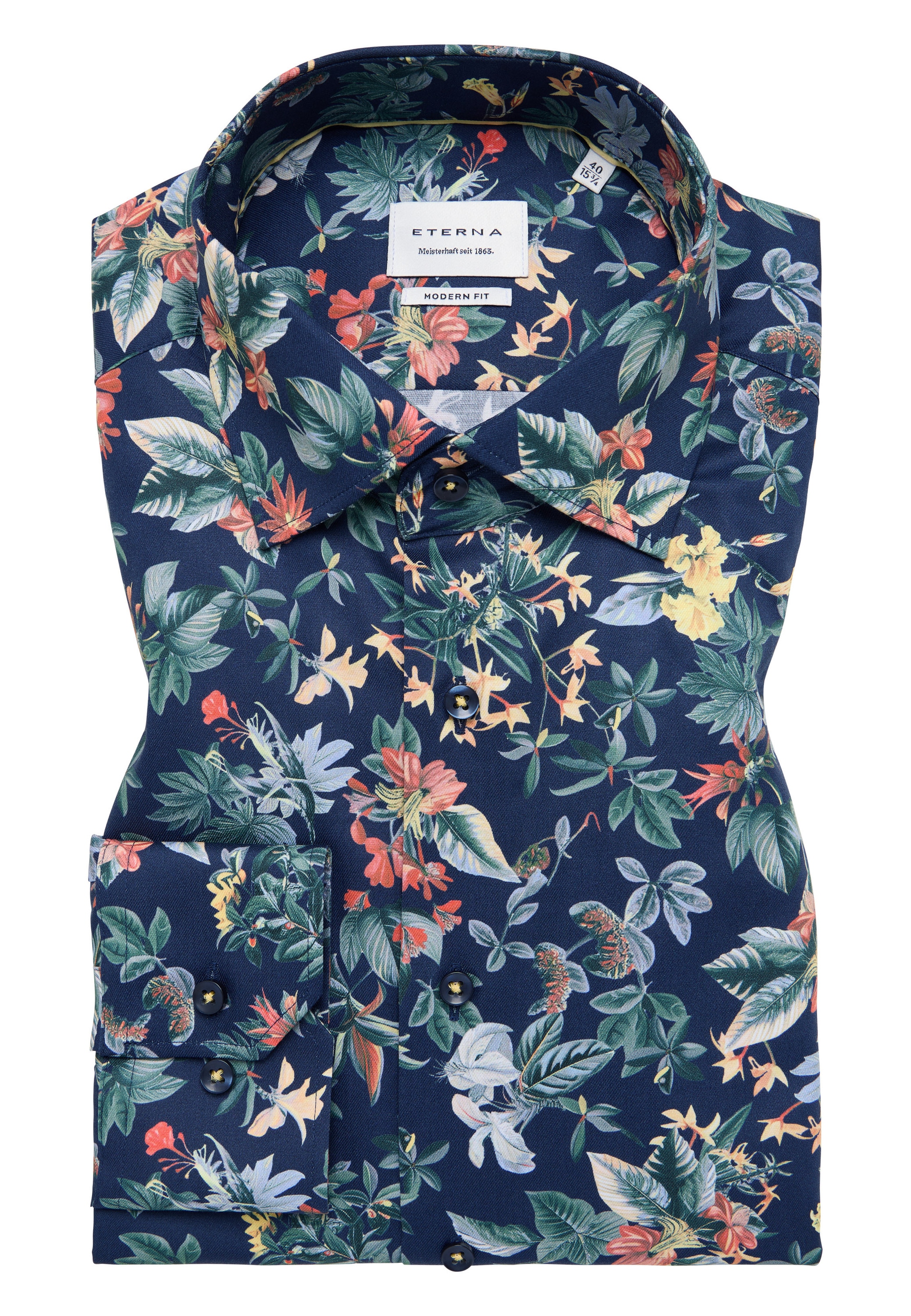 Eterna Langarmhemd »MODERN FIT« NON IRON (bügelfrei)