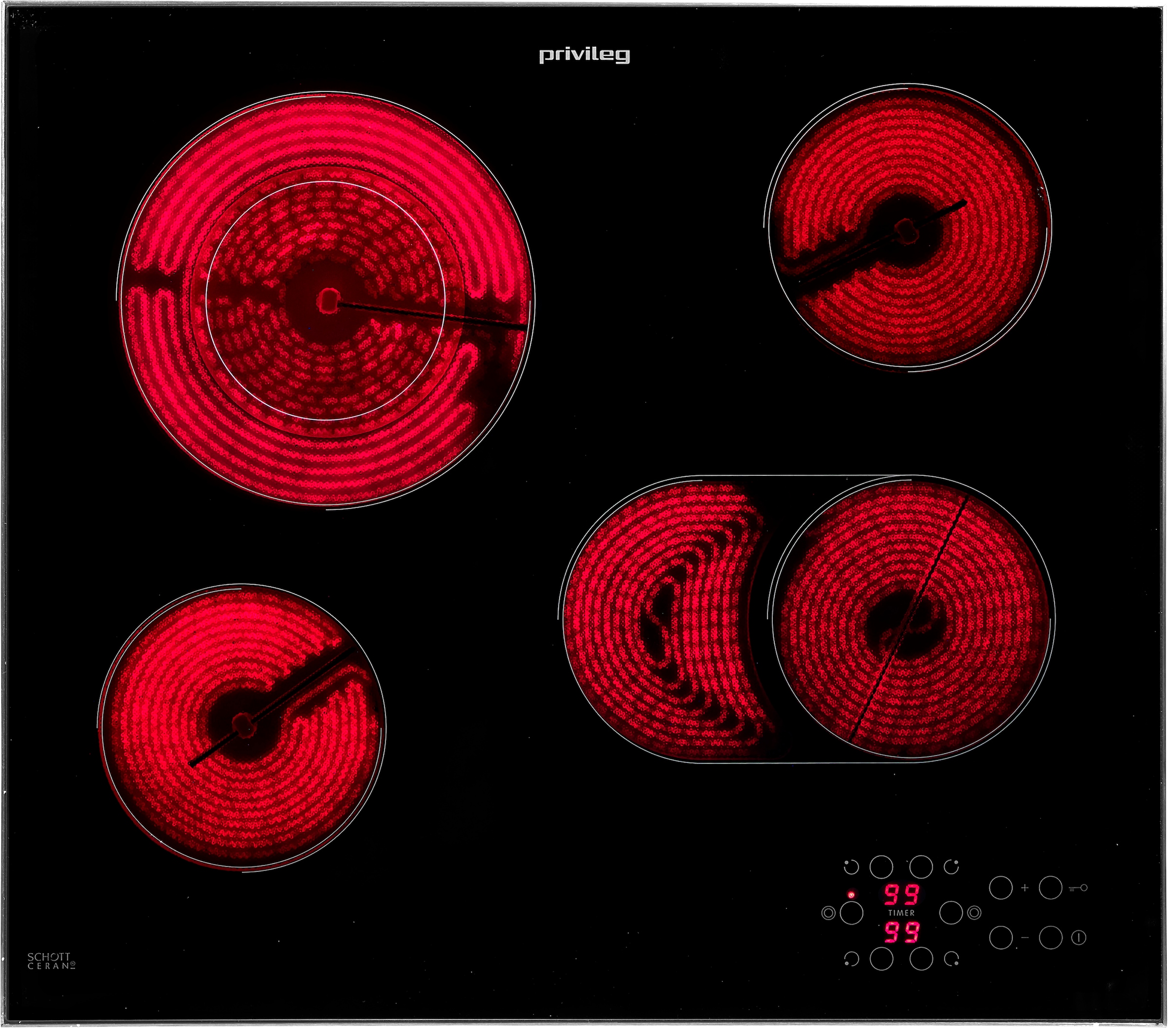Privileg Backofen-Set »PBA285PU1K« Set, 2 Stk. tlg. Hydrolyse & Pyrolyse - zwei Reinigungsfunktionen für jeden Bedarf