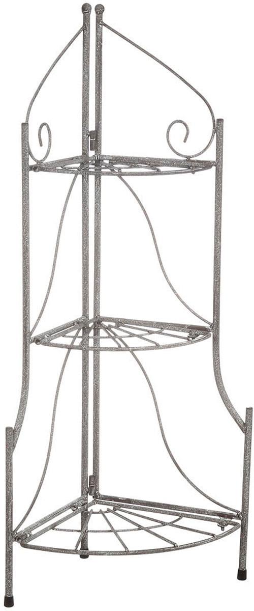 Ambiente Haus Pflanzentreppe »Eckregal in grau aus eisen (H) 65cm«, (1 St.)  kaufen | UNIVERSAL