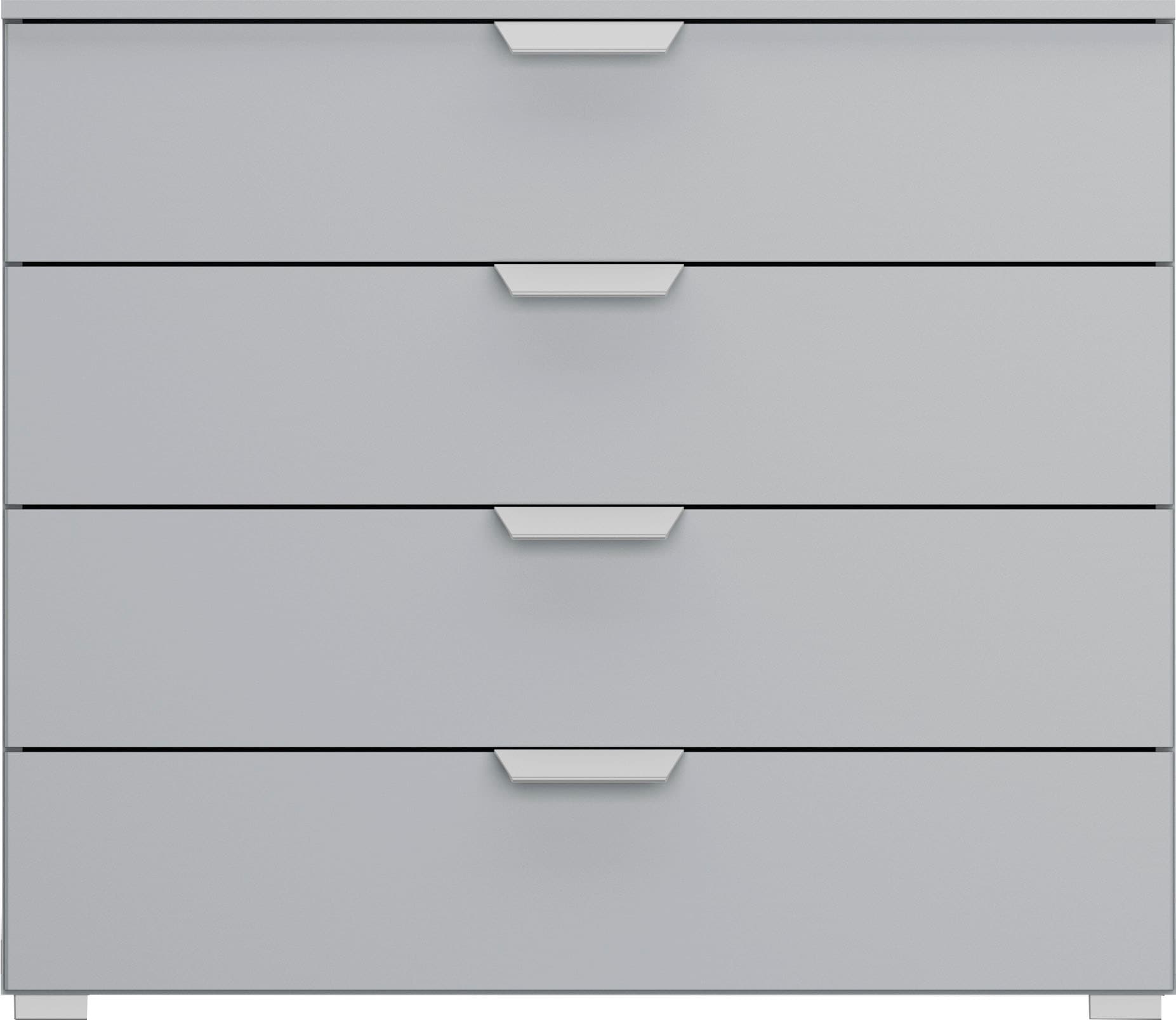 rauch Schubkastenkommode »Sideboard Schubladenkommode ORIAS mit Dekor- oder Hochglanzfront«, mit 4 Schubkästen und 2 Türen sowie Metallgriffen MADE IN GERMANY