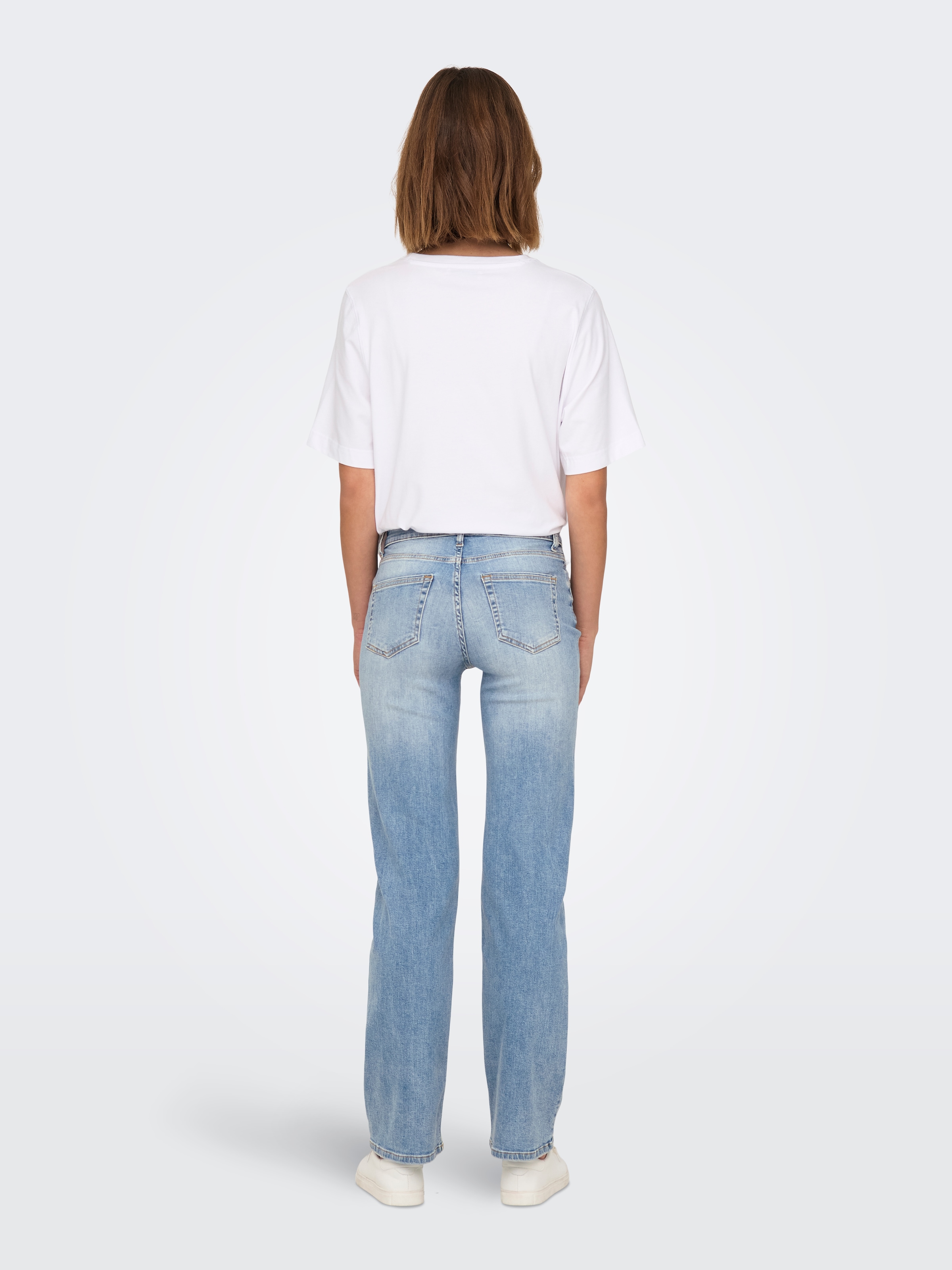 ONLY Straight-Jeans »ONLBLUSH MID STRAIGHT DNM TAI467 NOOS«, 5-Pocket Style