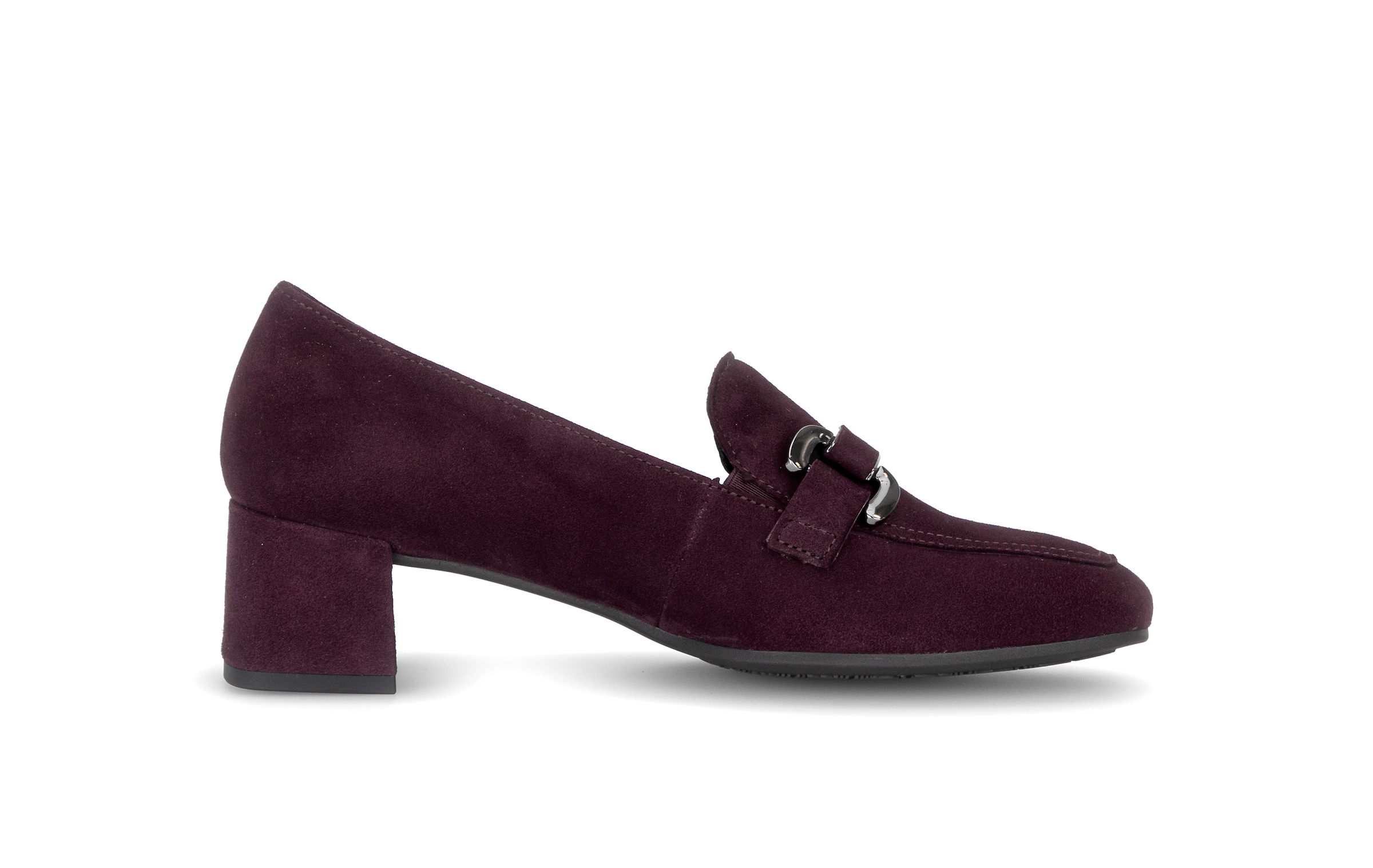 Gabor Pumps  Blockabsatz, Abendschuh, Businessschuh mit edler Zierspange, Weite G