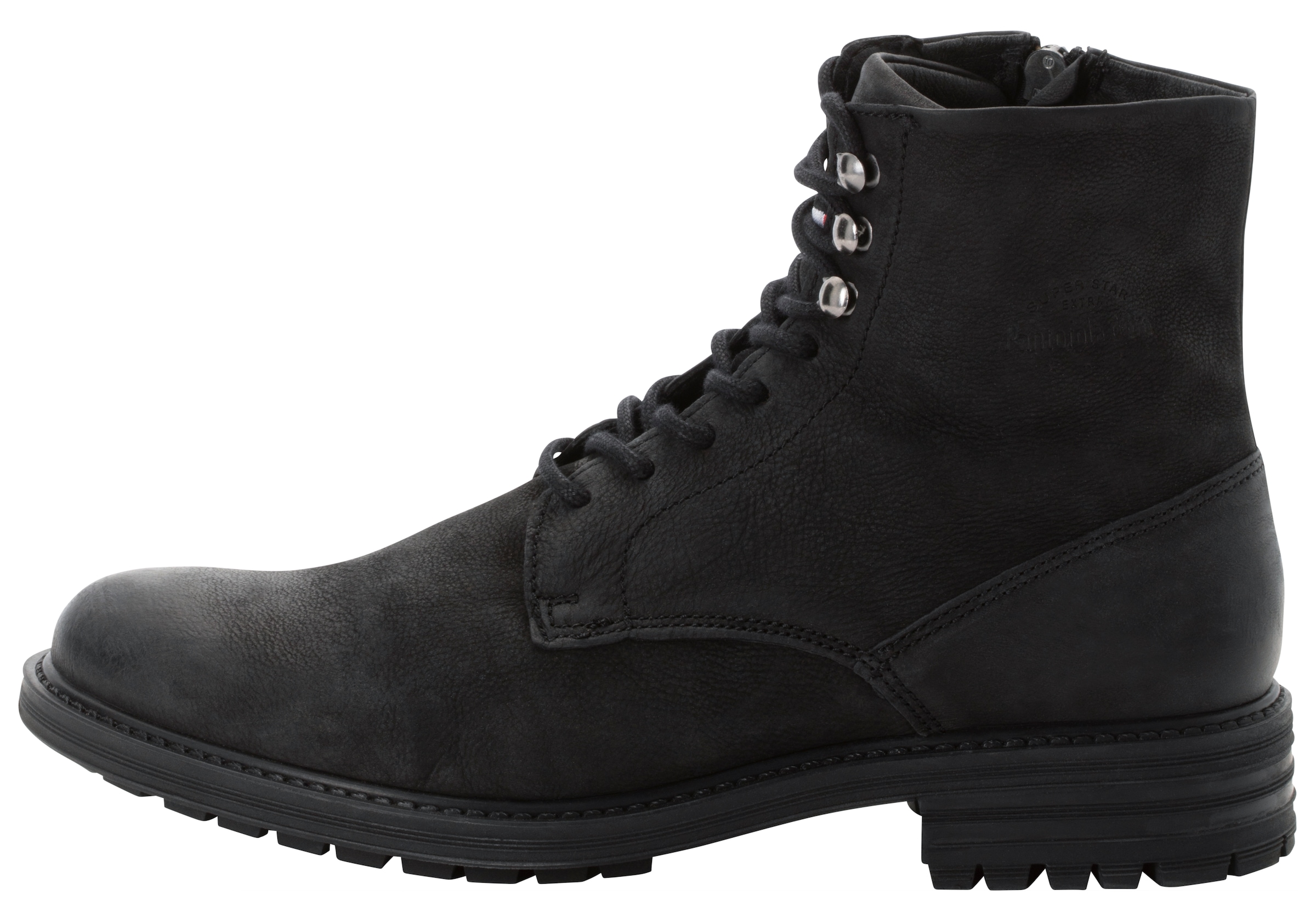 Pantofola d´Oro Winterboots »CAMPIGLIO HIGH«  rutschfeste Gummilaufsohle, Schaftform hoch, Schnürung, aus Leder