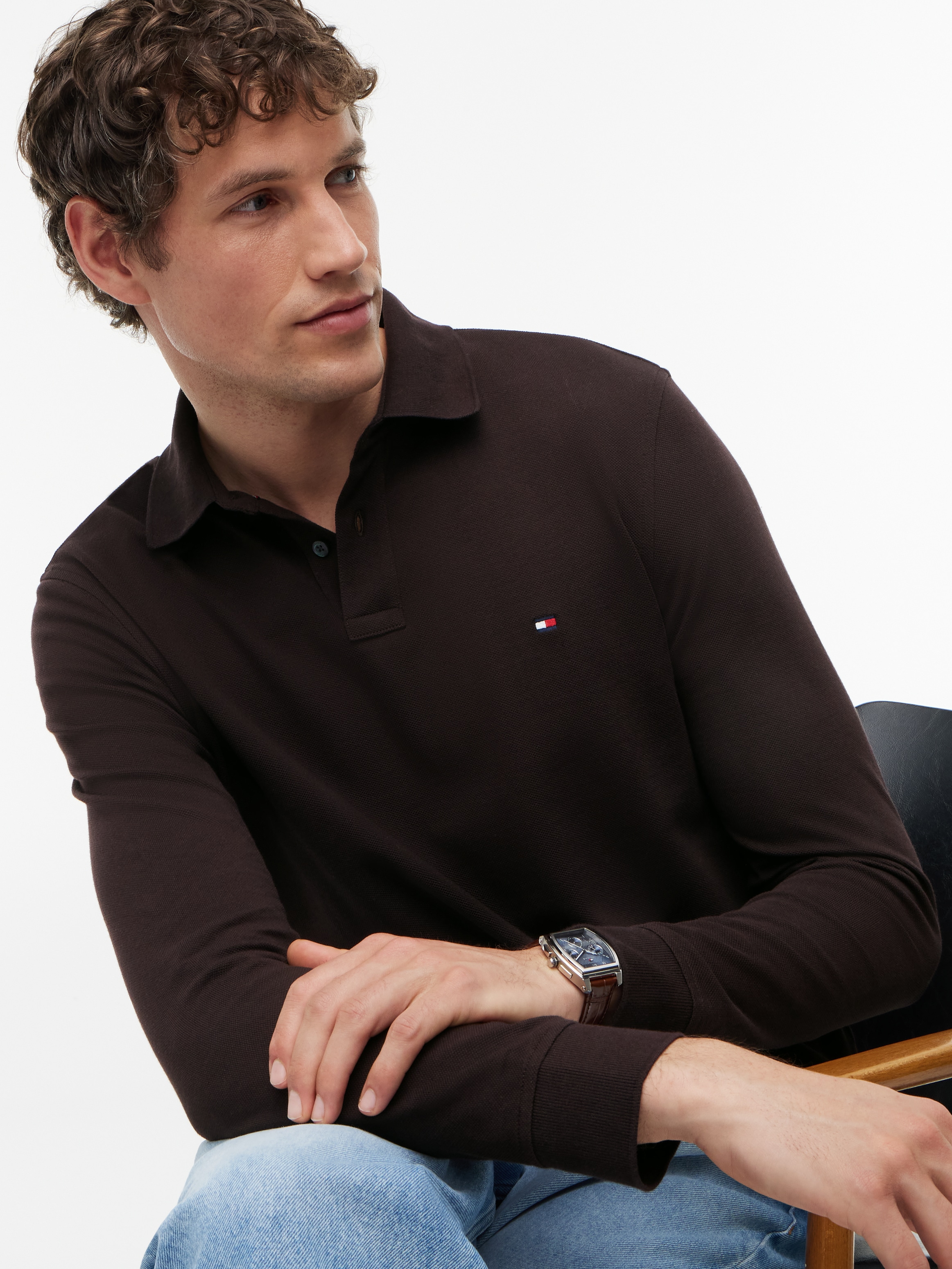 Tommy Hilfiger Langarm-Poloshirt »1985 REGULAR LS POLO«