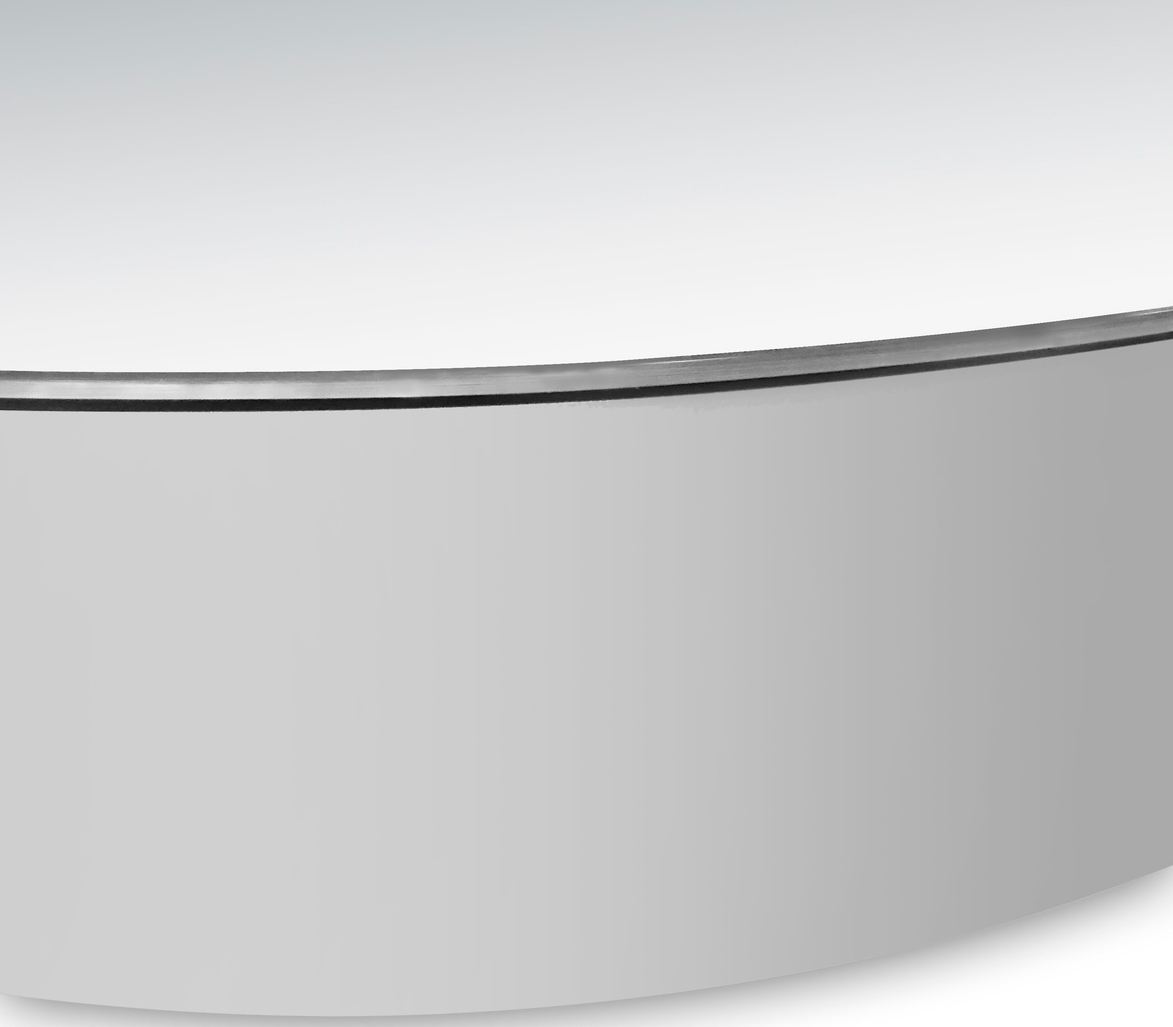 Talos Badezimmerspiegelschrank, Ø: 60 cm, aus Aluminium und Echtglas, IP24