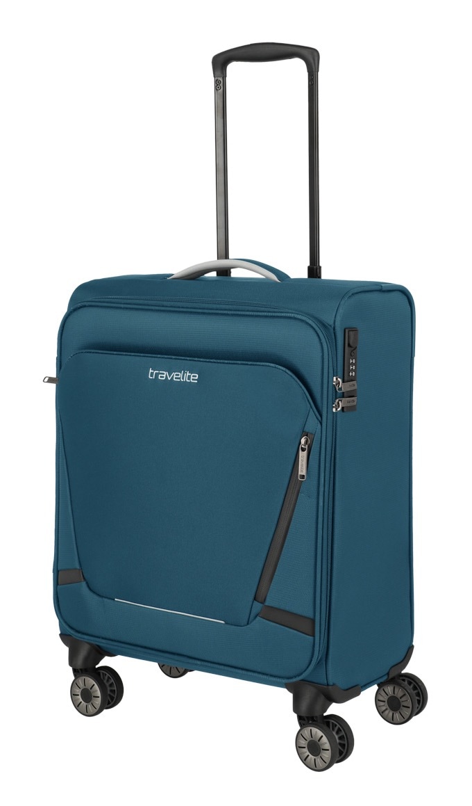 travelite Handgepäck-Trolley »JETPACK Max 4 Cabin Handgepäck Koffer« 41 l 4 Rollen Weichgepäck, passend für Ryanair, Condor und viele gängige Airlines