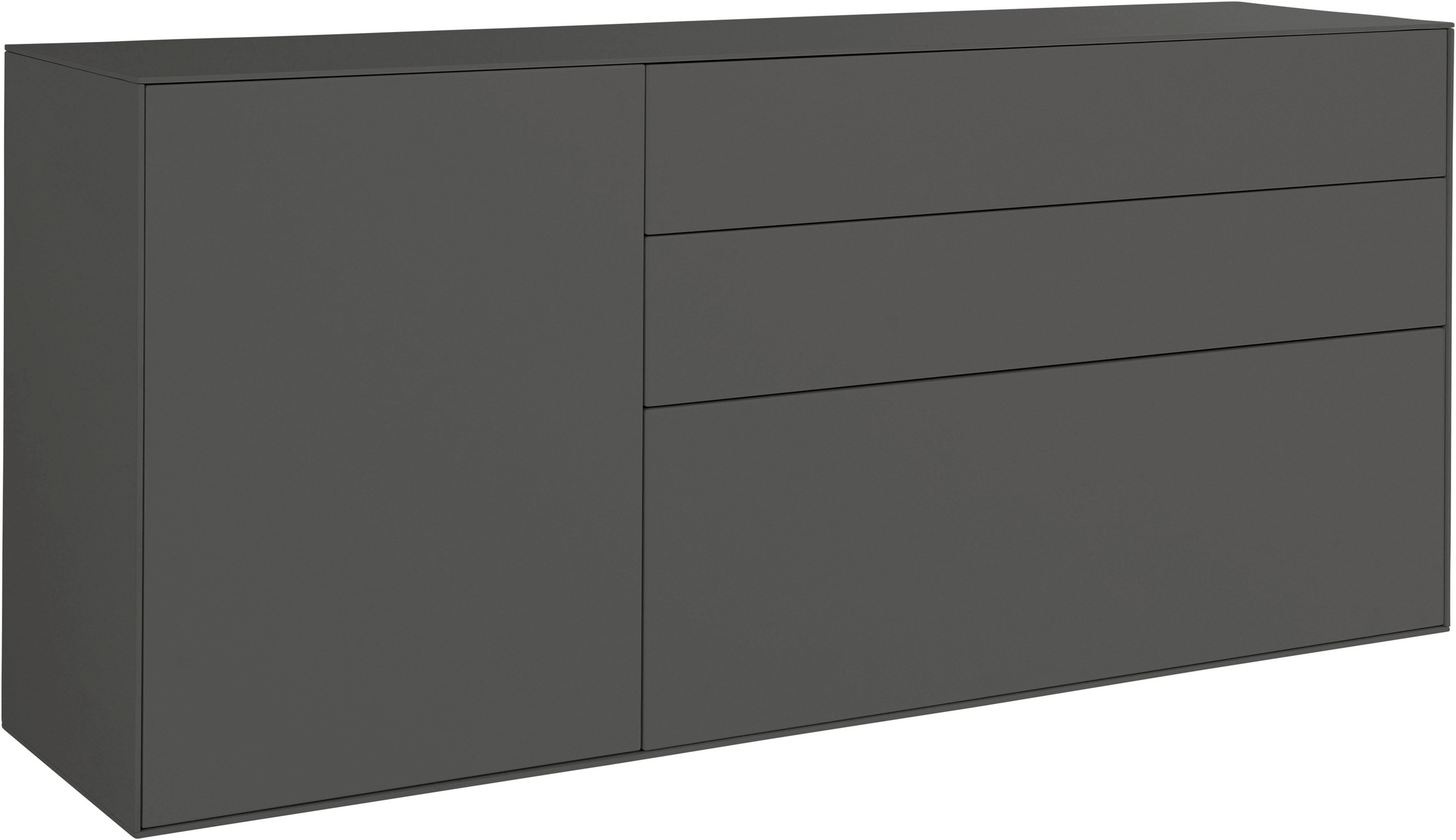 LeGer Home by Lena Gercke Sideboard »Essentials«, Breite: 167cm, MDF lackiert, Push-to-open-Funktion