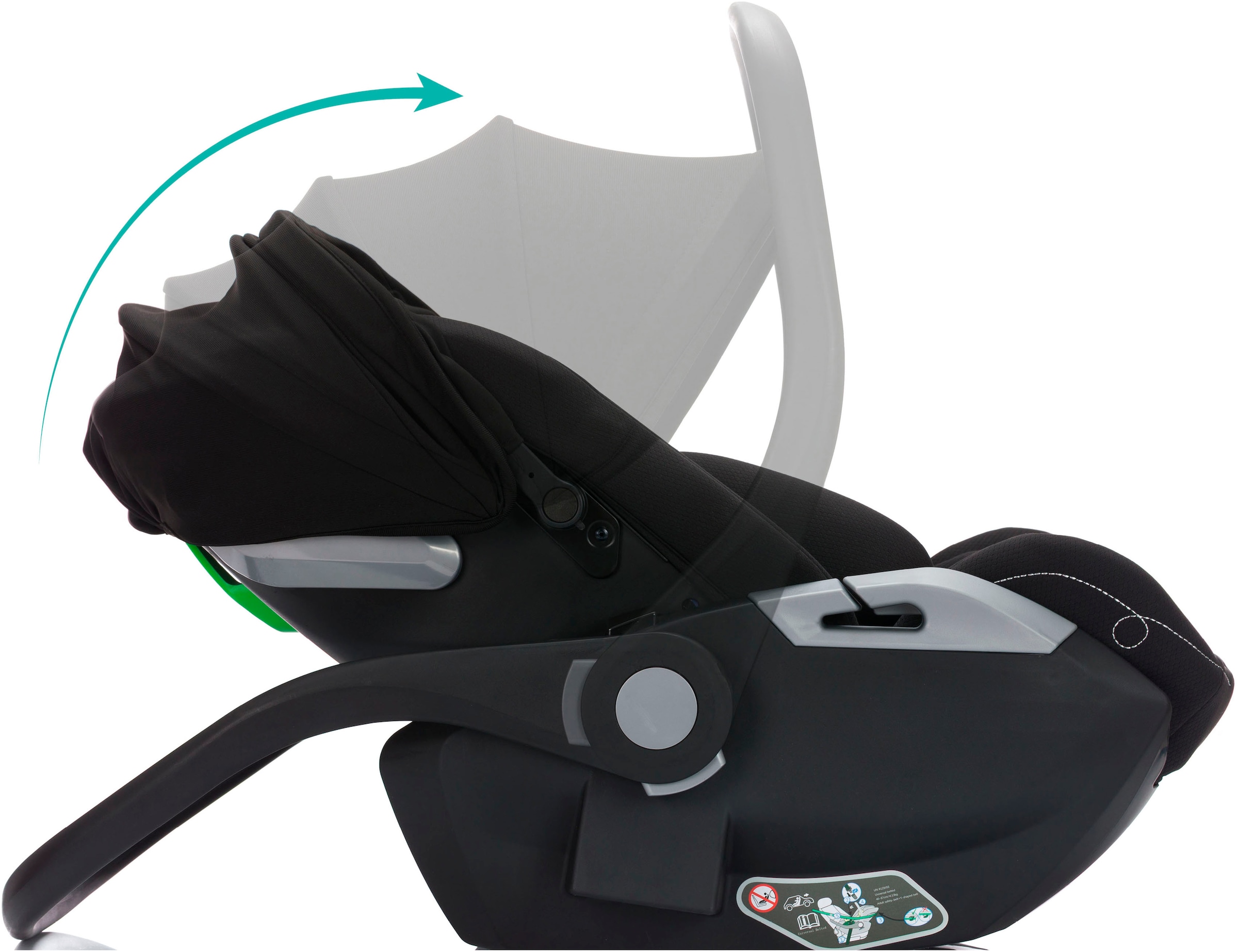 Fillikid Autokindersitz »NOA, inkl. Basisstation«, Gr. 0, 360 °