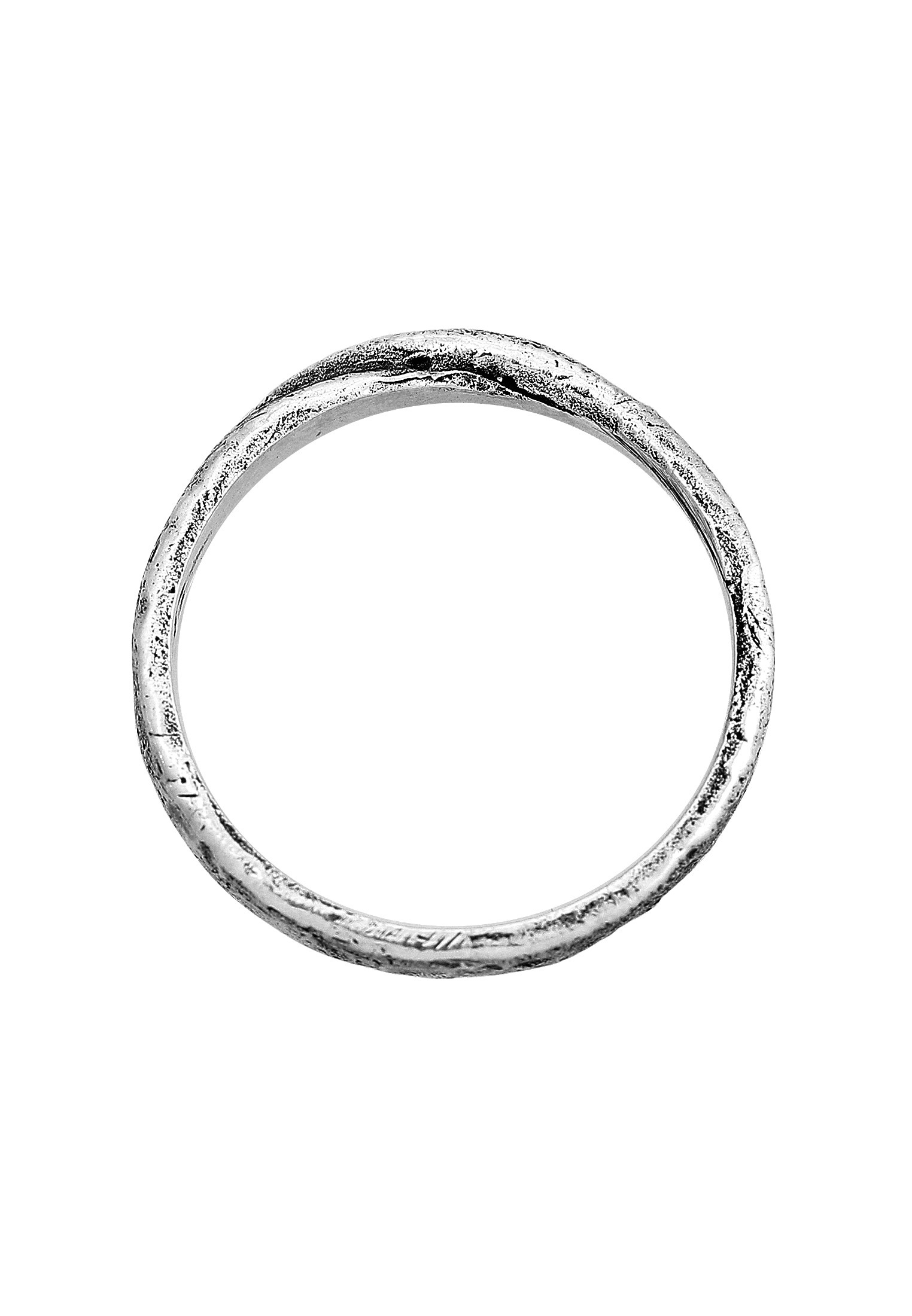 HAZE & GLORY Silberring »Ring Herren Bandring - Twisted 925 Silber«