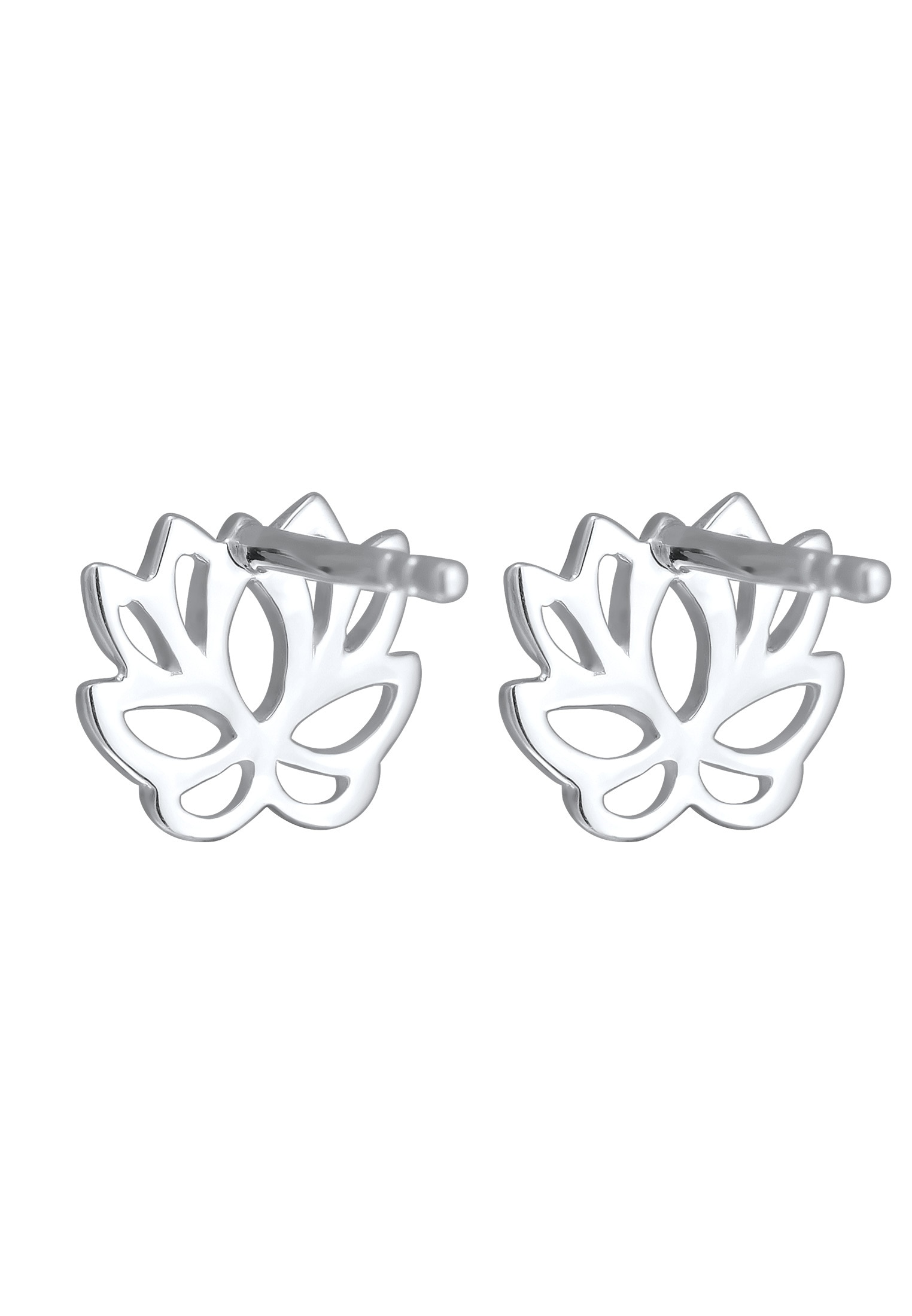 Elli Paar Ohrstecker »Ohrringe Lotusblume Blüte Lotus 925 Silber«