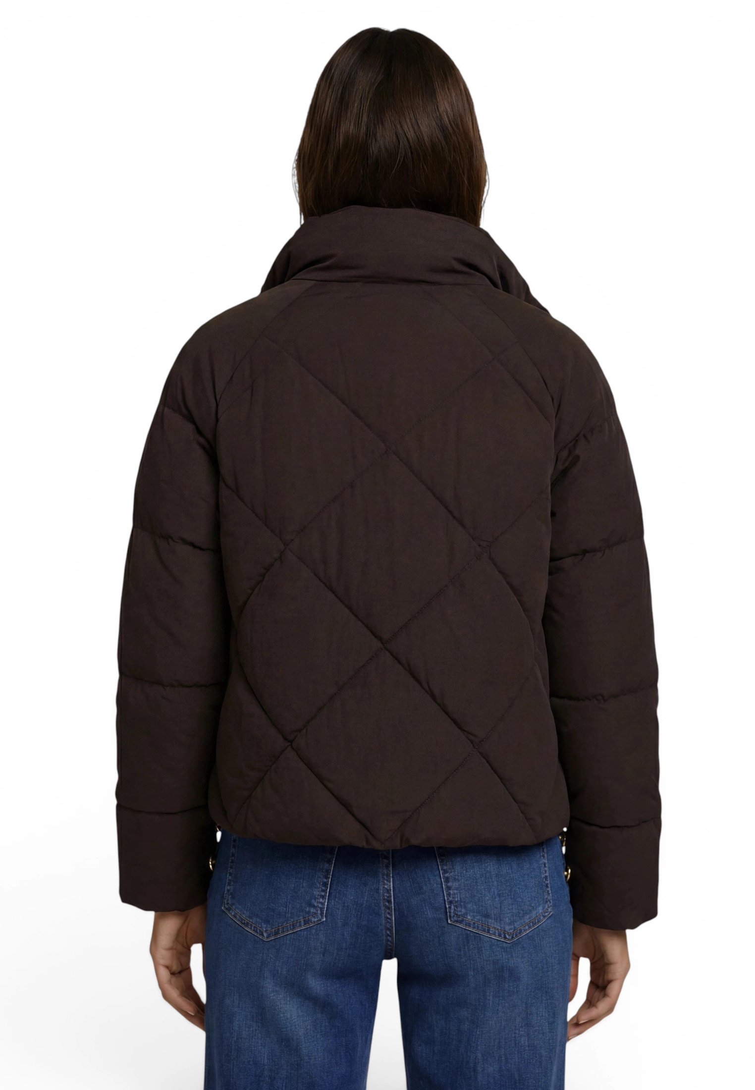 Zero Steppjacke »Steppjacke mit Stehkragen«