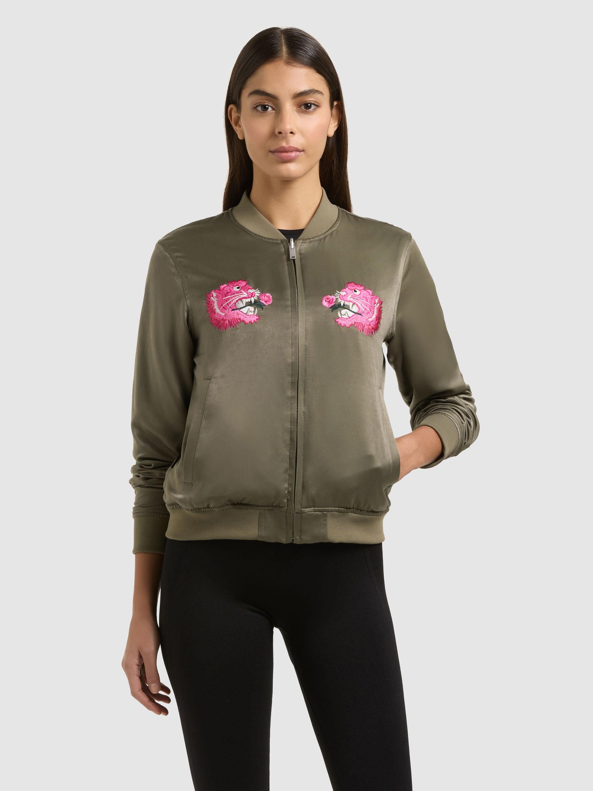 khujo Cargojacke »Collegejacke Ruby« ohne Kapuze Wendejacke im Bomberjacken-Style