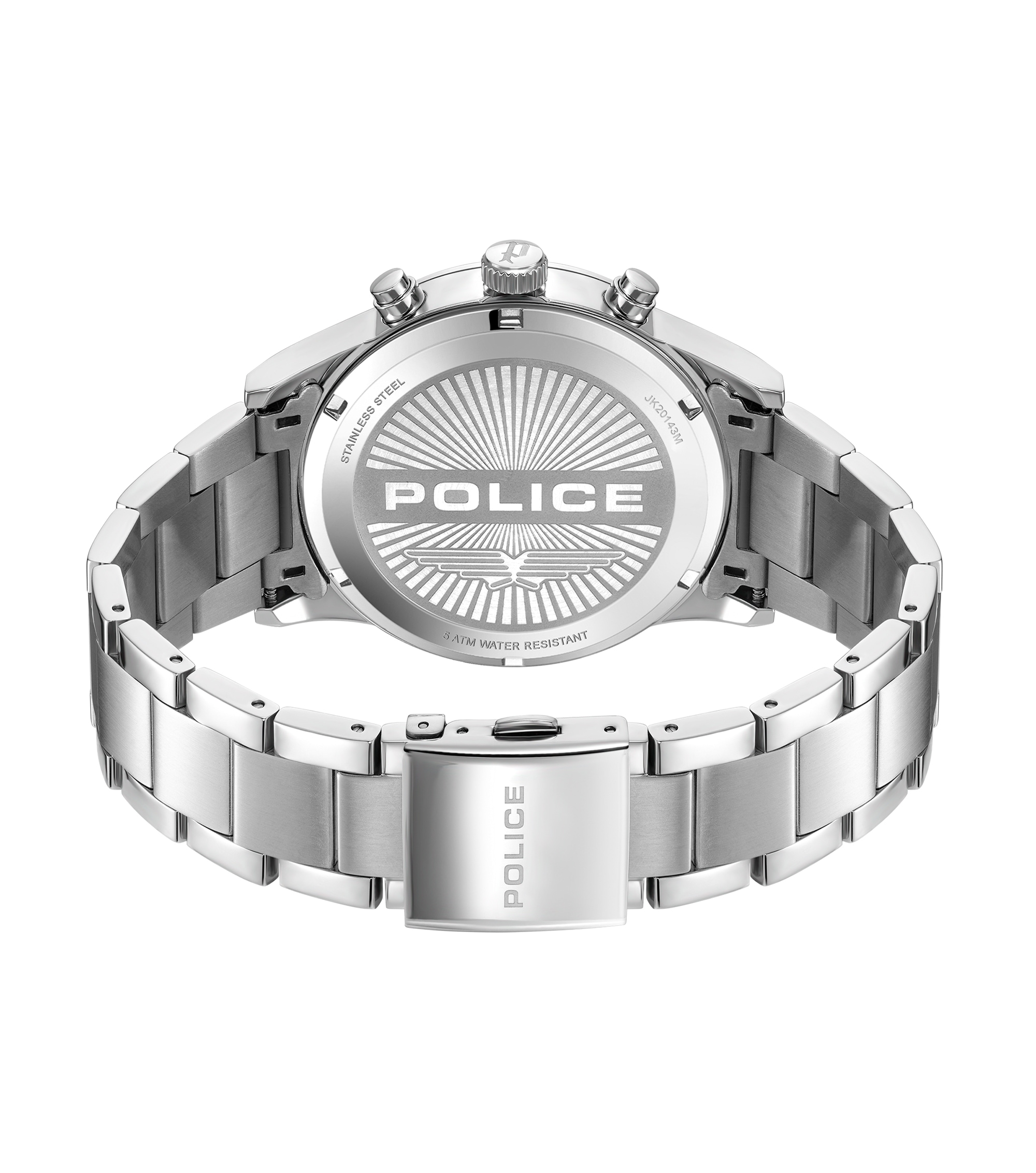Police Quarzuhr »Driver« Armbanduhr, Herrenuhr, Edelstahlarmband, Ideal auch als Geschenk