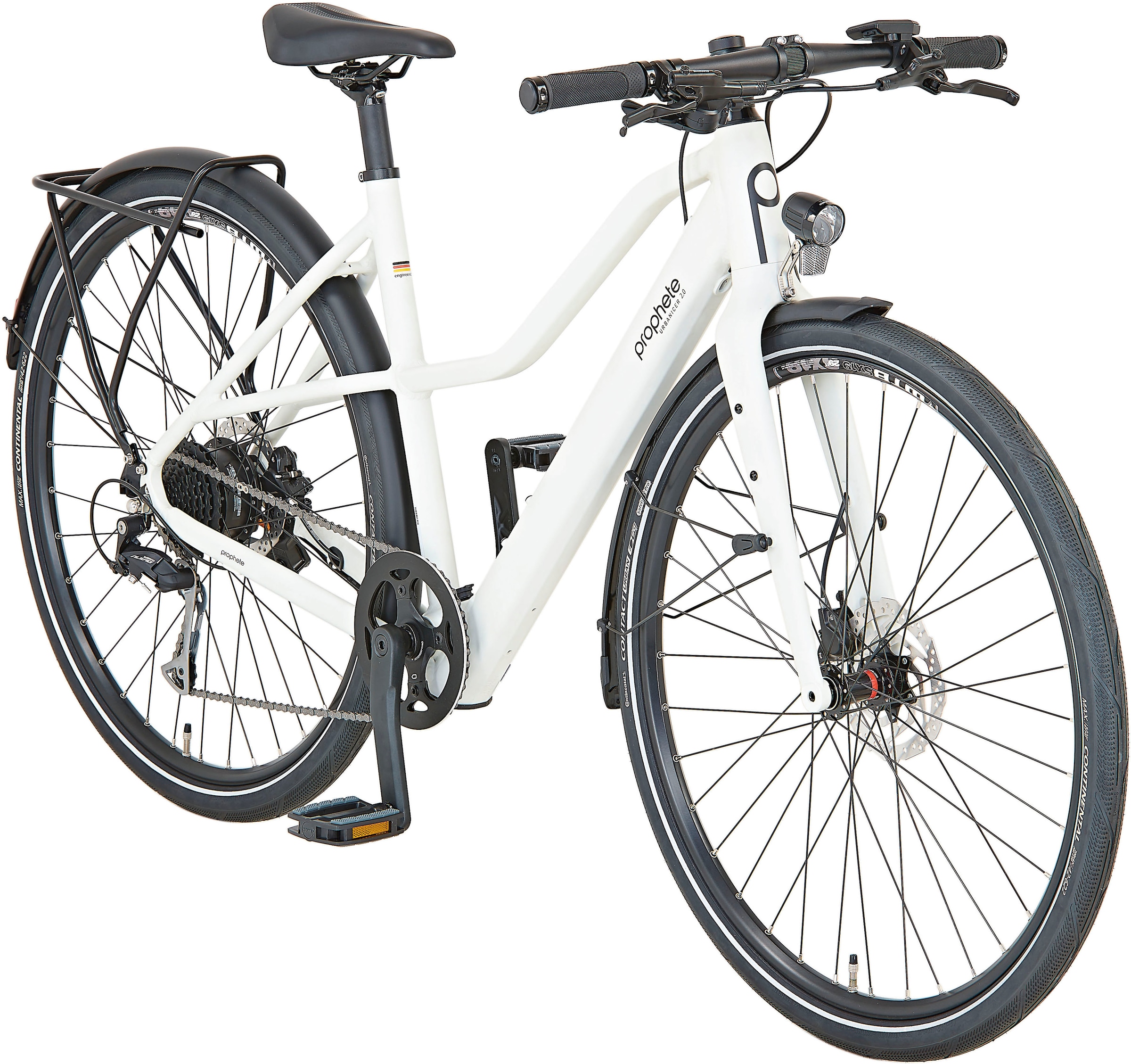 Prophete E-Bike »Urbanicer 2.0«, 9 Gang, Shimano, Alivio, Heckmotor 250 W, Pedelec