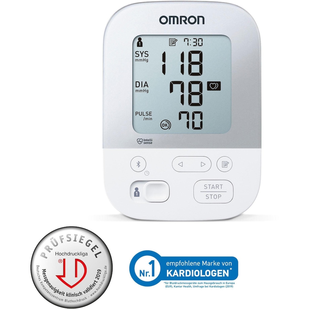 Omron Oberarm-Blutdruckmessgerät »X4 Smart«