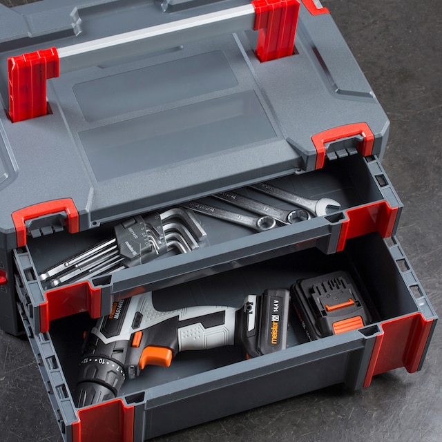 Connex Stapelbox »zwei Schubladen - 13,5 Liter Volumen - 80 kg  Tragfähigkeit«, erweiterbares System - Stapelbar - robustem Kunststoff  online kaufen | mit 3 Jahren XXL Garantie