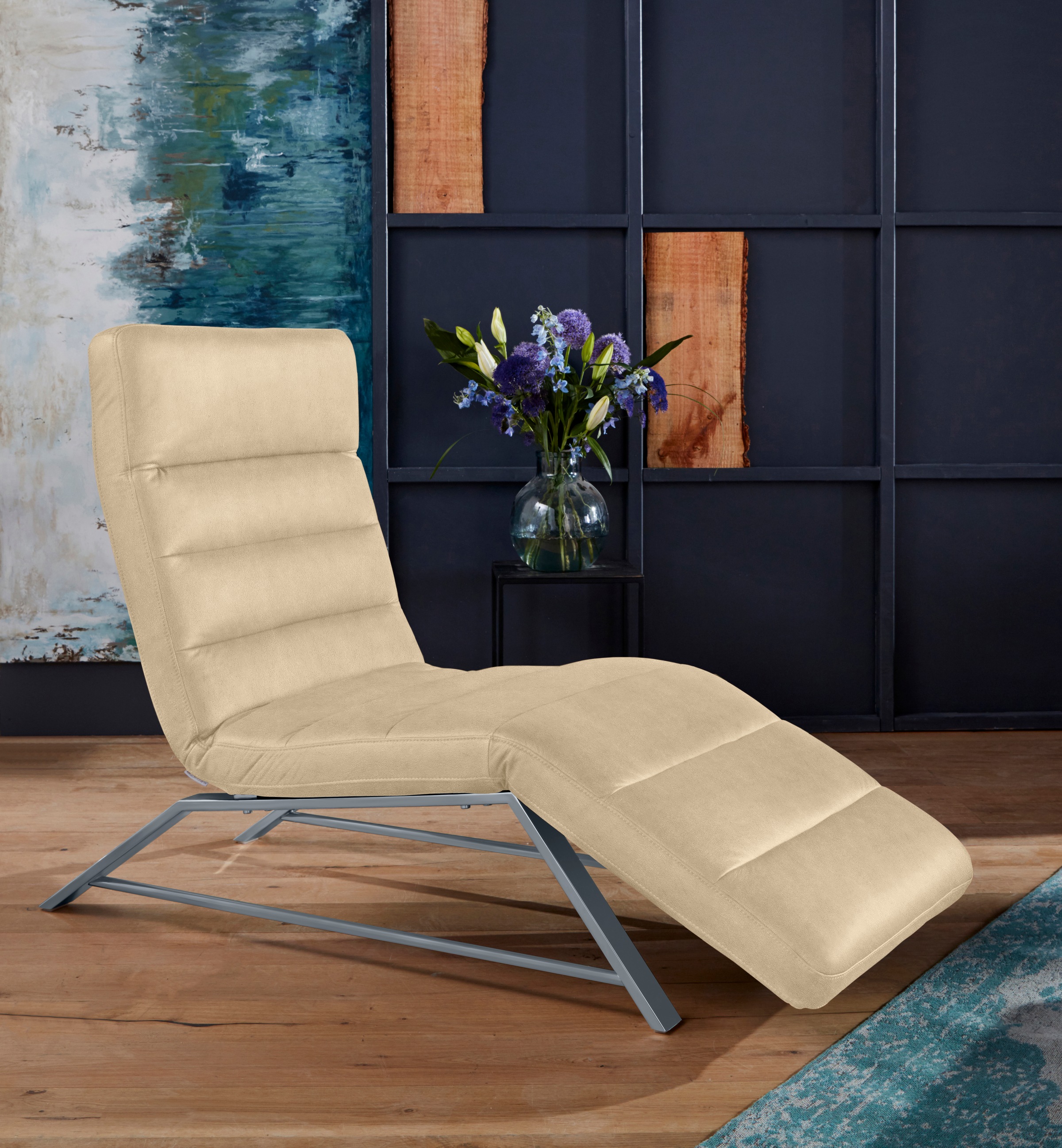 W.SCHILLIG Relaxliege »daily dreams«, Funktionsliege wahlweise mit Motor, Gestell matt, Breite 75 cm
