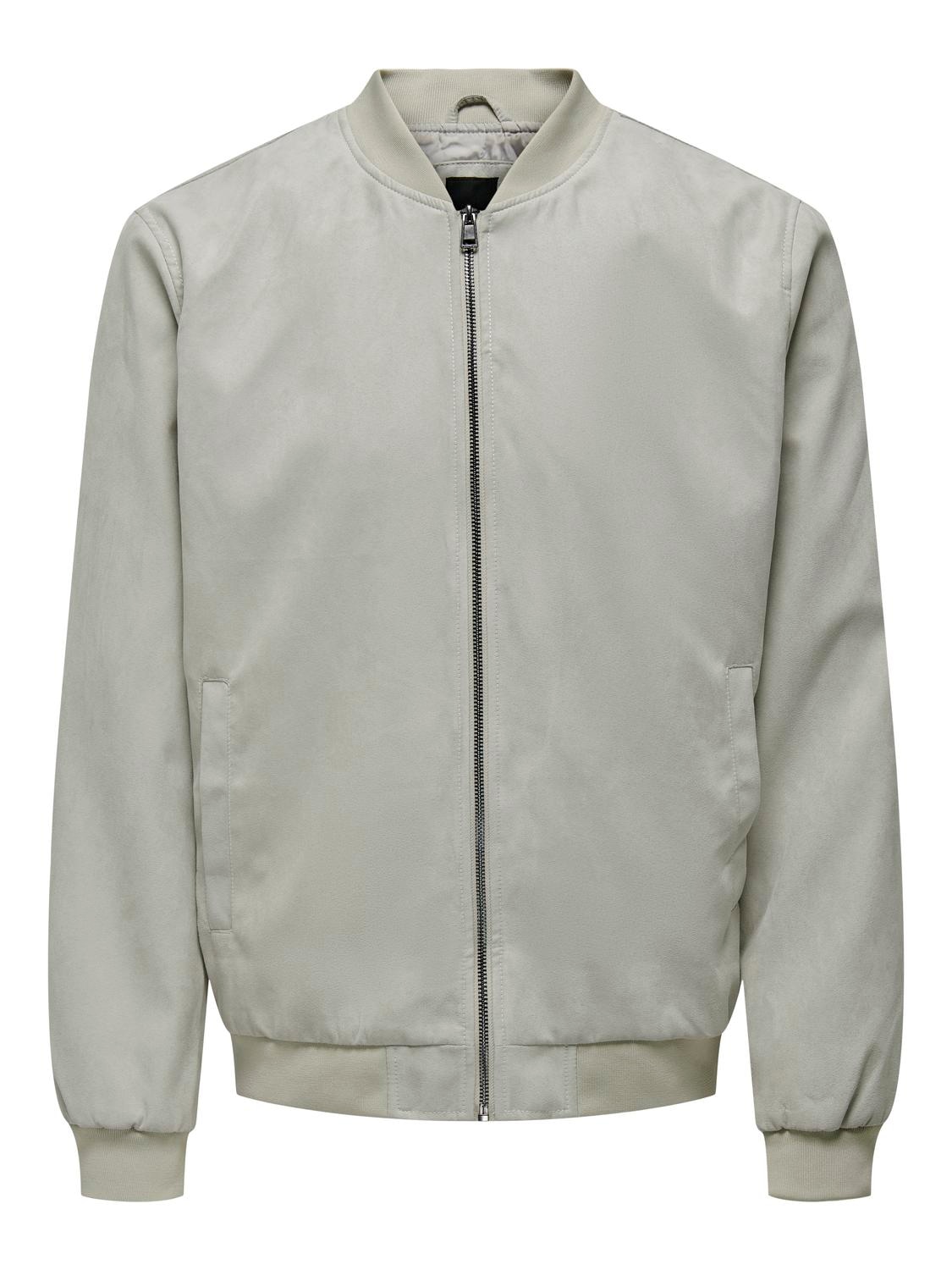 ONLY & SONS Bomberjacke »ONSLUCAS FAKE SUEDE BOMBER OTW«