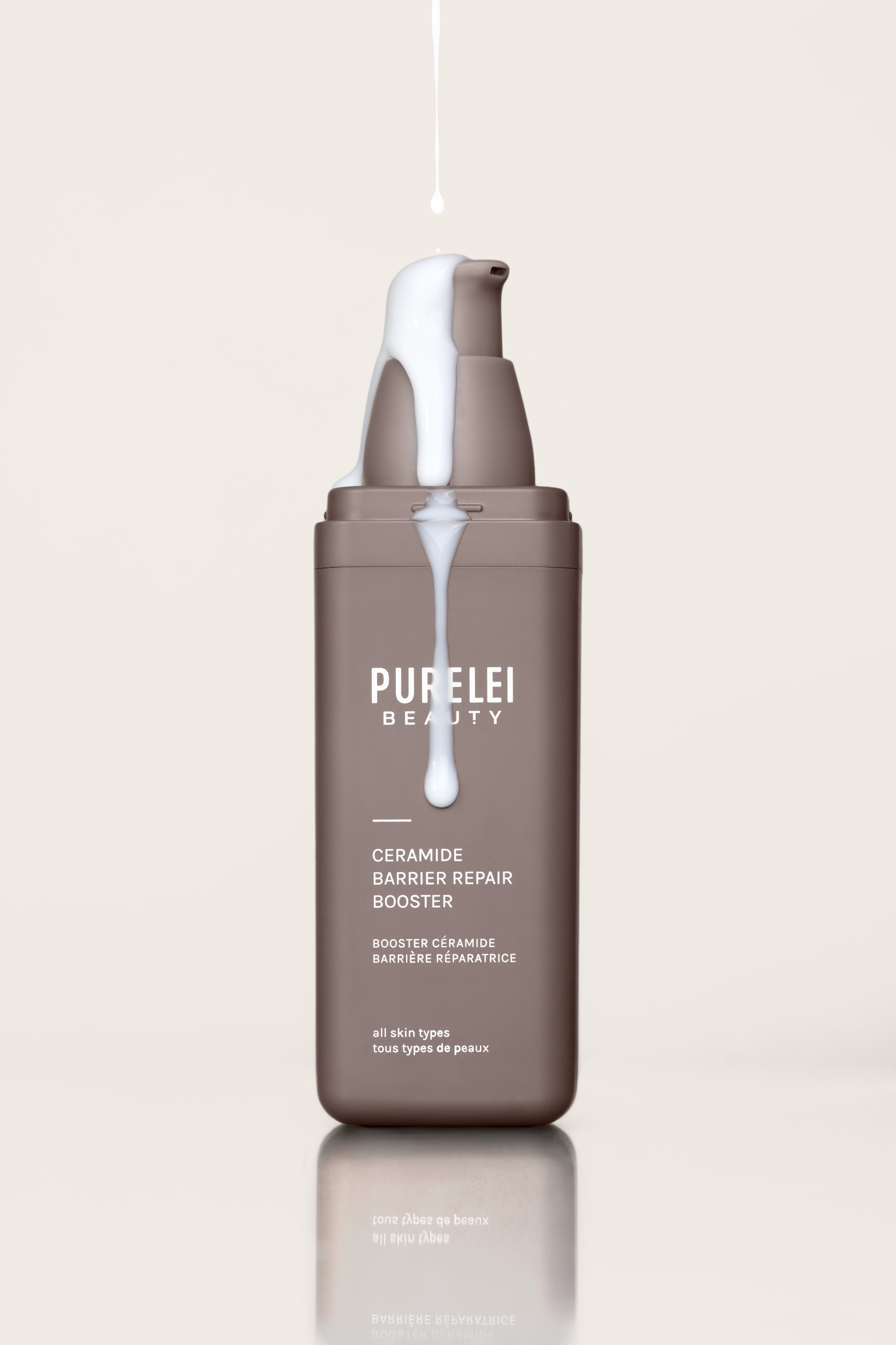 Purelei Gesichtsserum »Ceramide Barrier Repair Booster«, Schnell einziehendes Serum mit natürlichem Glow.