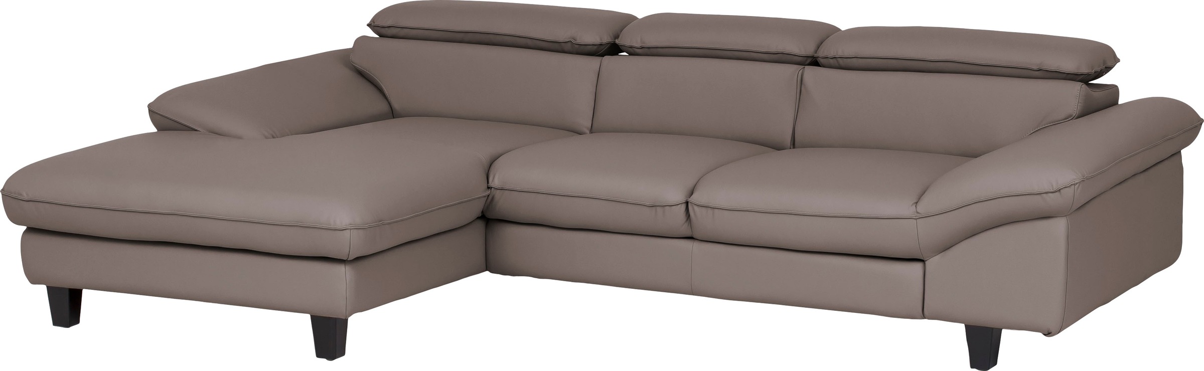 Home affaire Ecksofa »Pilot L-Form«, mit Kopfteilverstellung, wahlweise mit Bettfunktion & Bettkasten